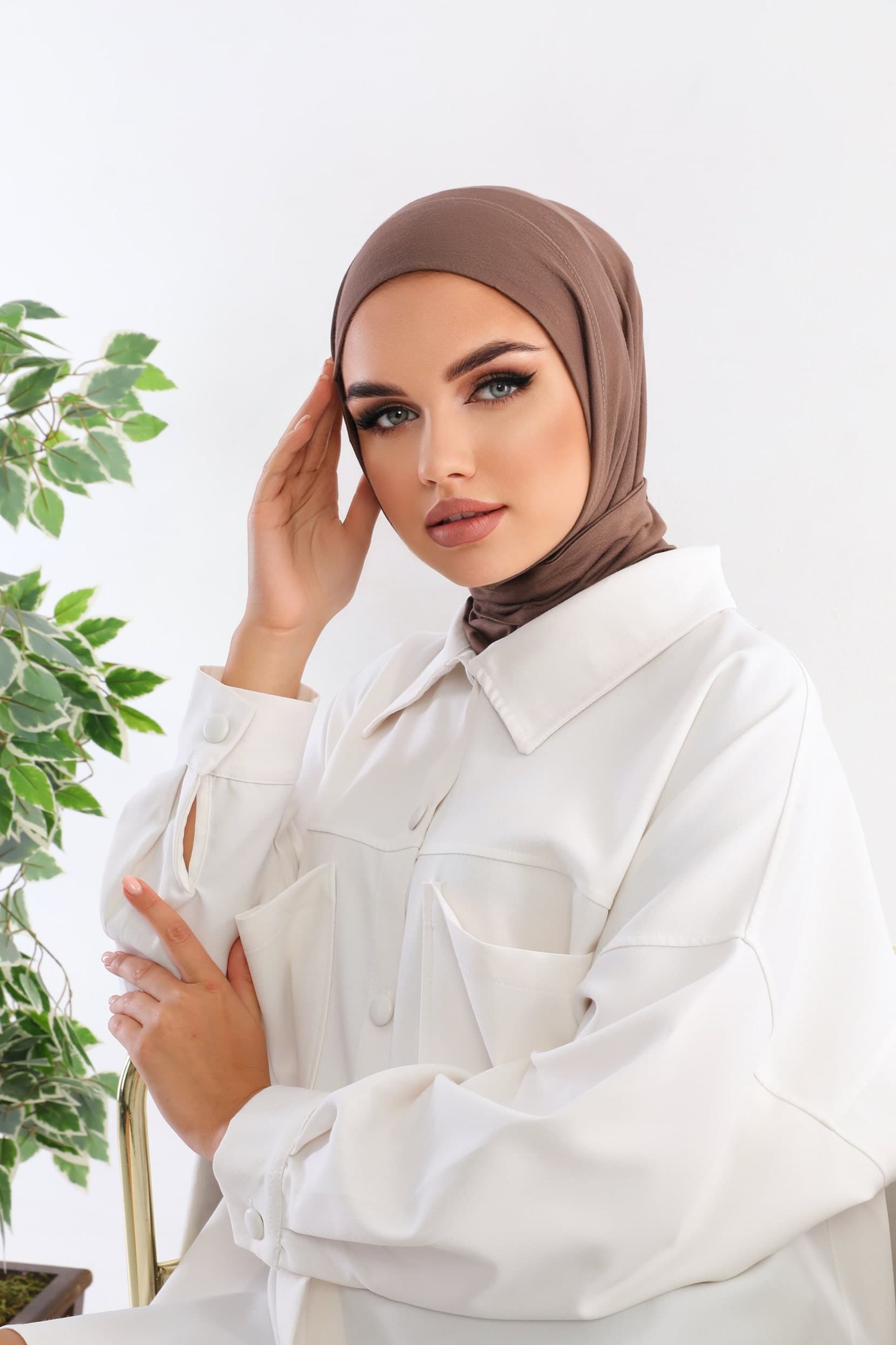 Buy 2 Get 1 FREE!, Instant jersey Hijab, Ready to wear wrap, head wrap, Practical jersey Hijab, Instant Scarf, Ready summer thin hijab - image 3