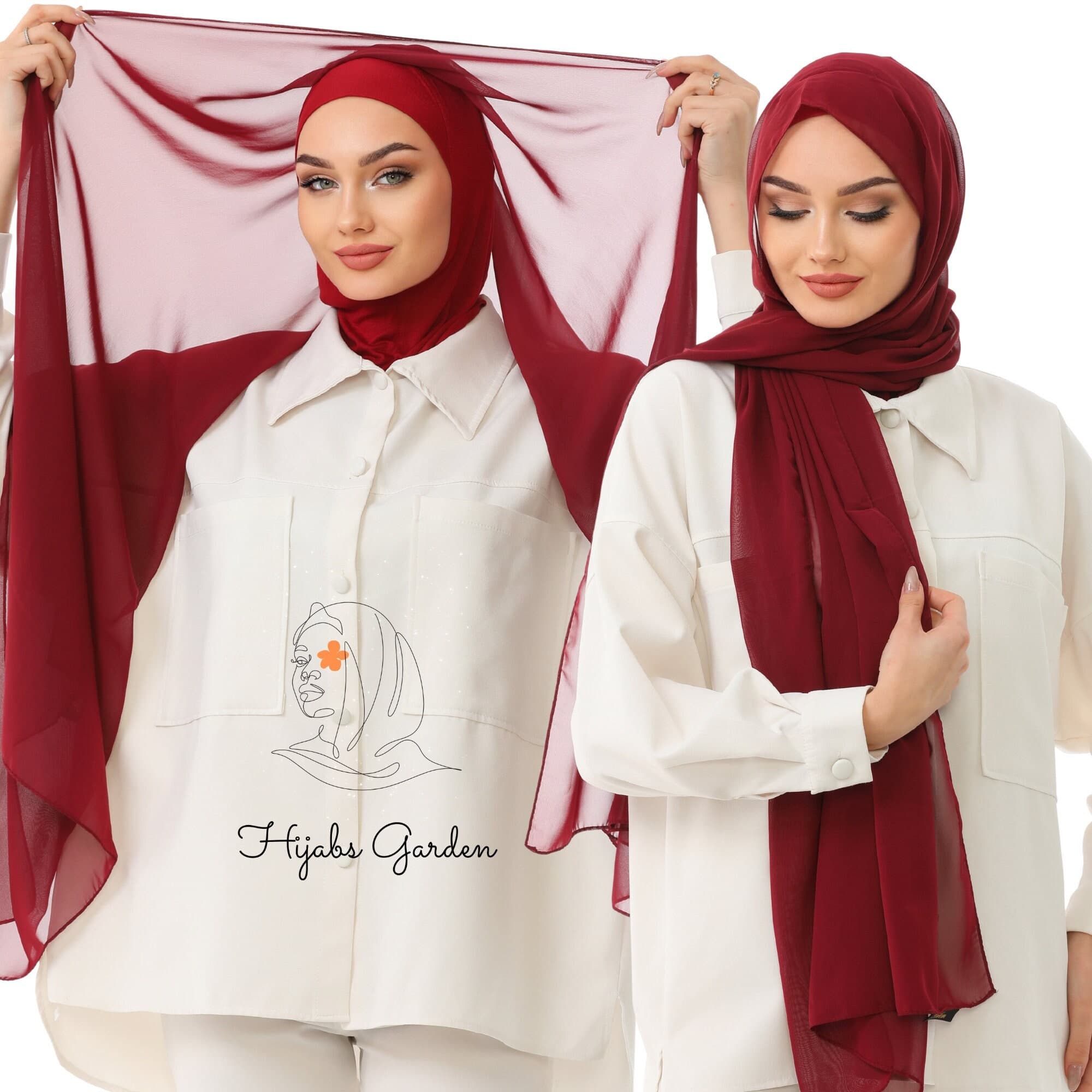Instant Chiffon Hijab: Ready to Wear Wrap, Breathable Scarf