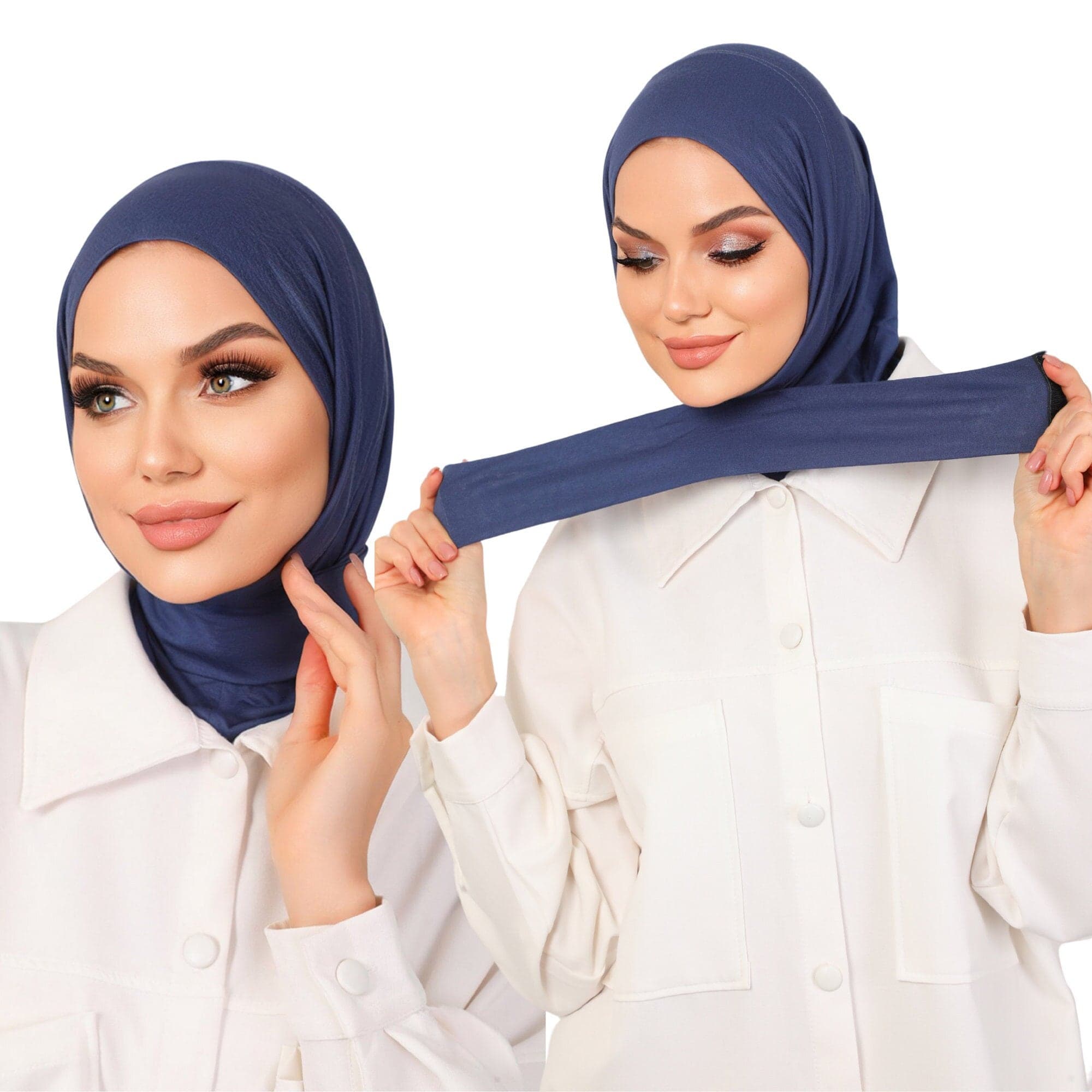 Instant Jersey Hijab: Ready to Wear Wrap Head Scarf