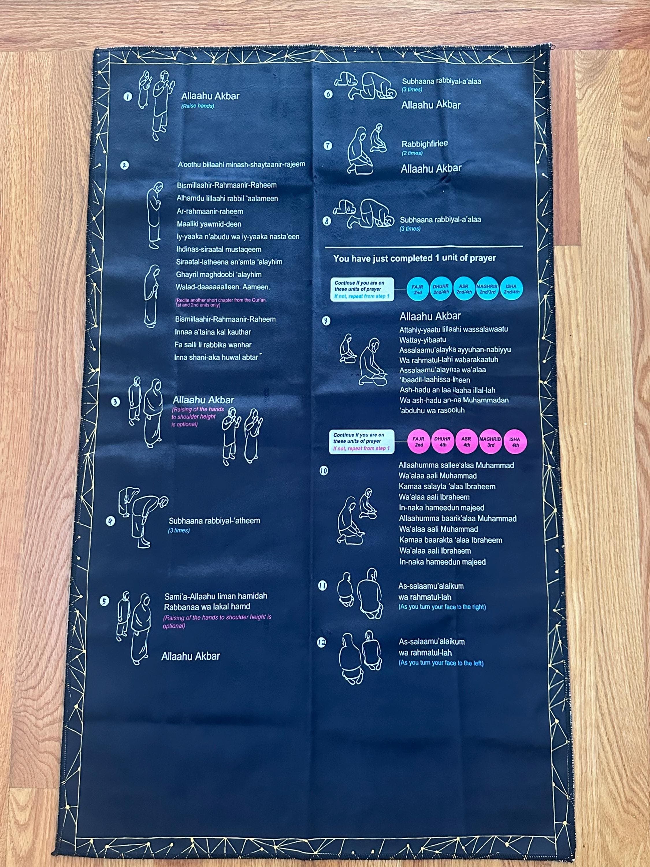 Prayer mat step by step educational - image 3