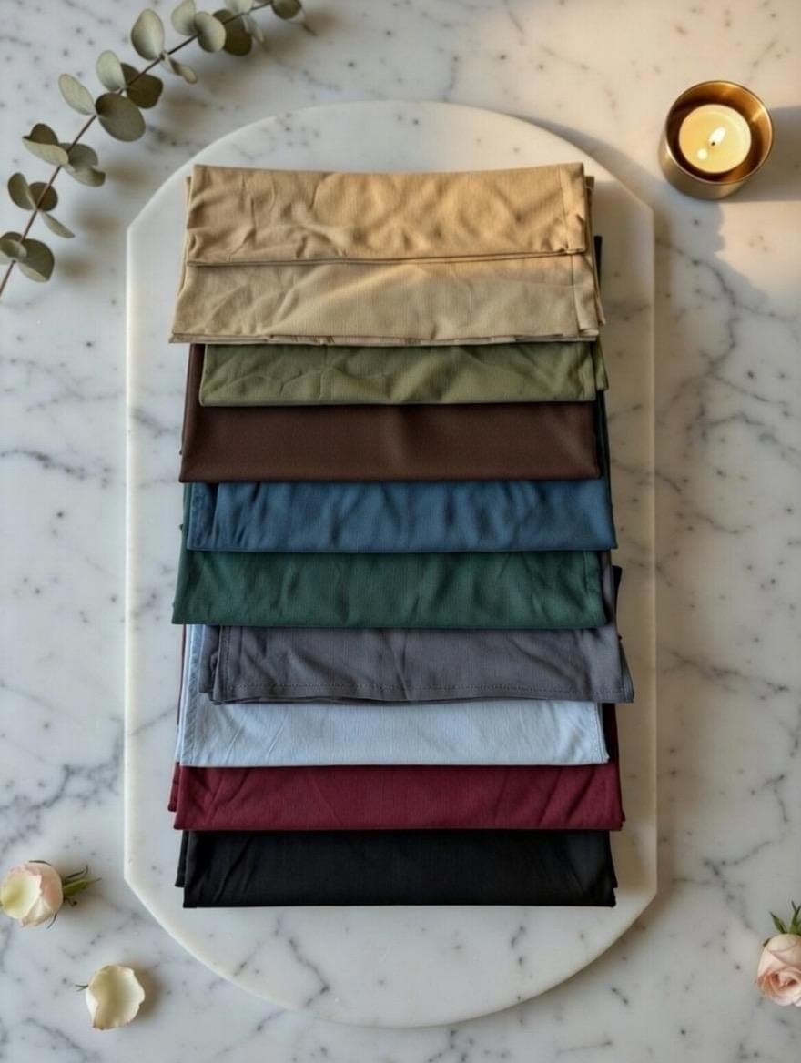 Soft Jersey Classic Hijab Scarf – Everyday Wear