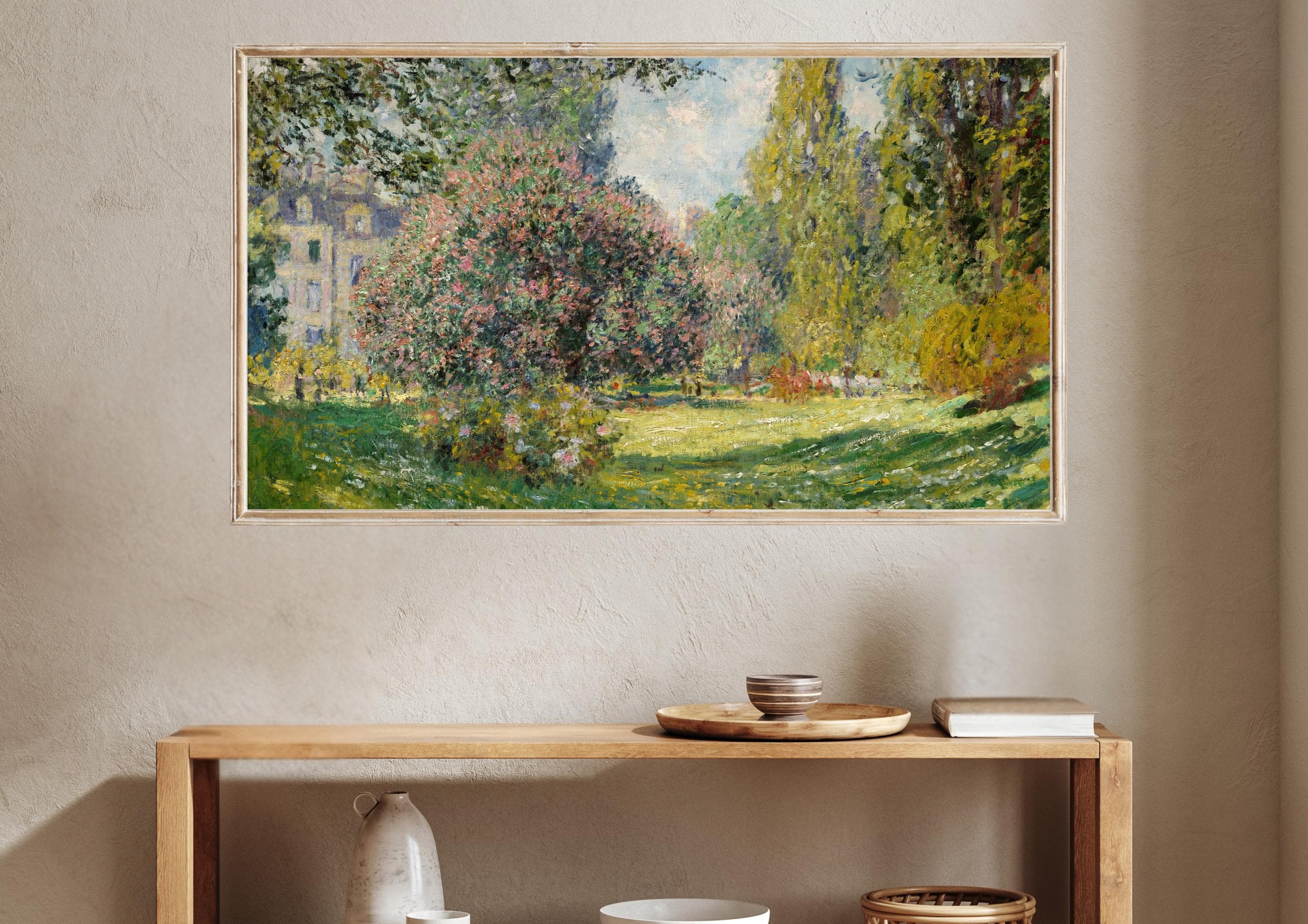 Samsung Frame TV Art | Monet Garden Landscape (Digital Download) - image 3