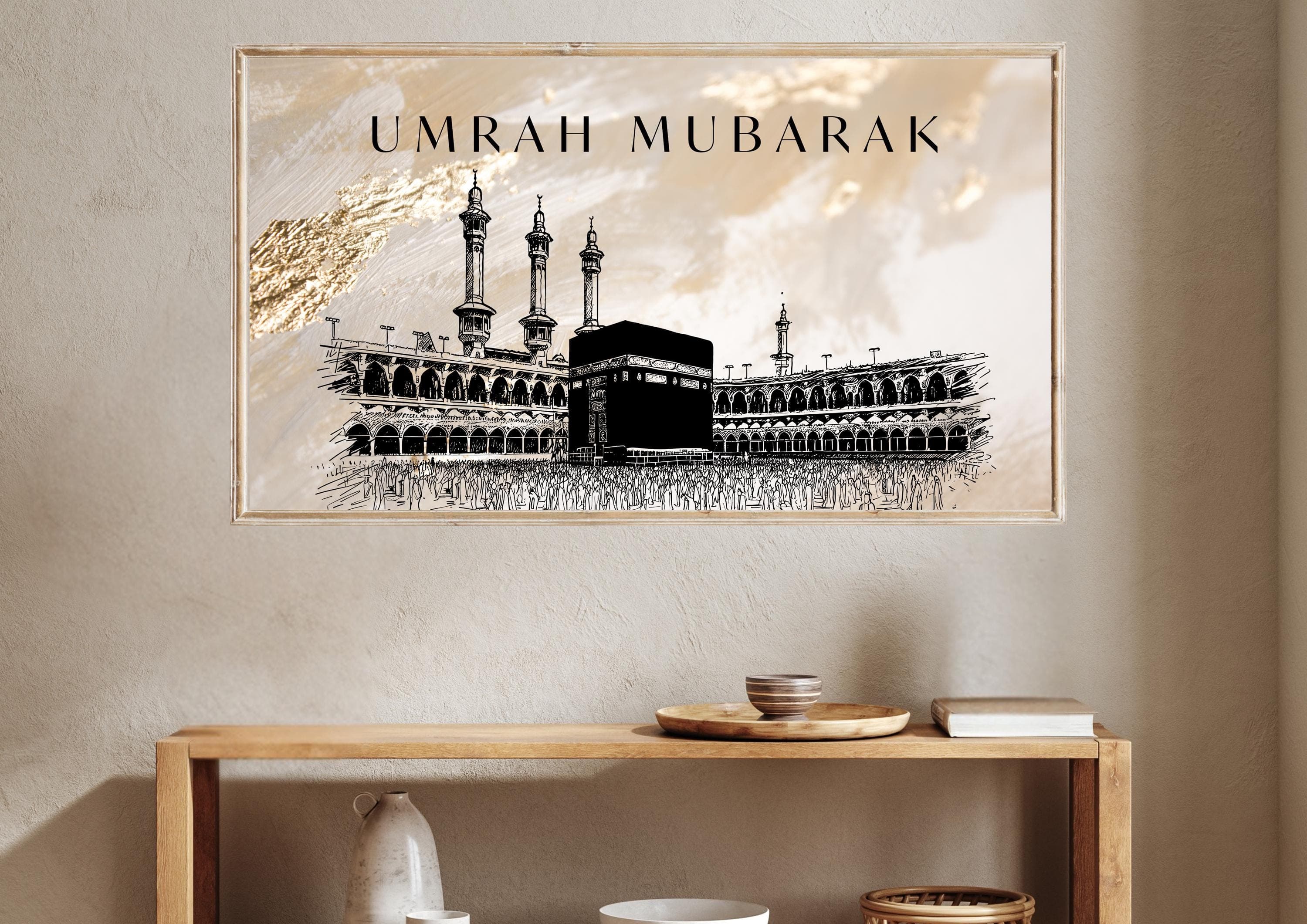 Umrah Mubarak Kaaba Art | Samsung Frame TV, Islamic Home Decor (Digital Download) - image 3