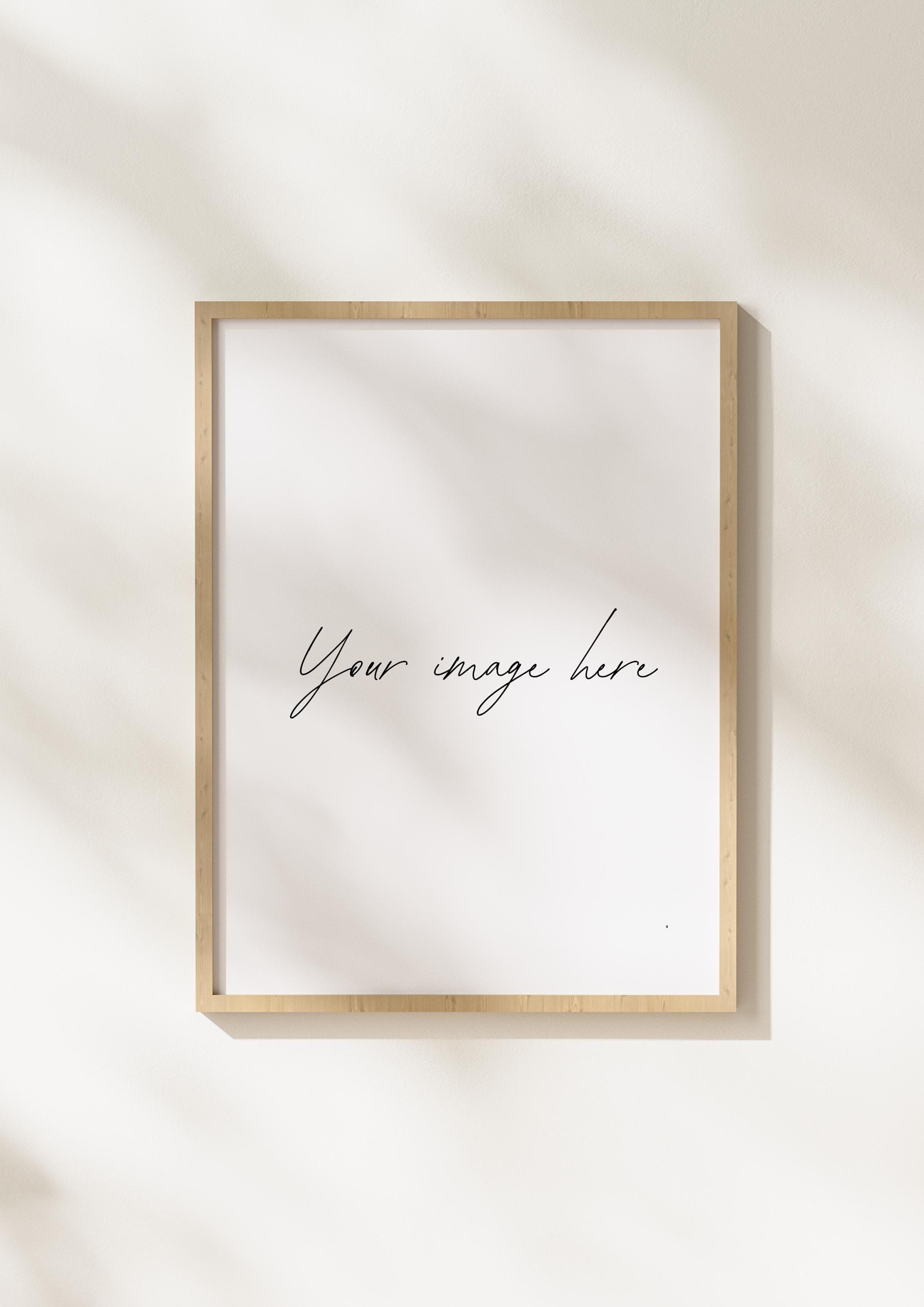 Boho Frame Mockup Set: Wood, White & Black Frames (Digital Download)