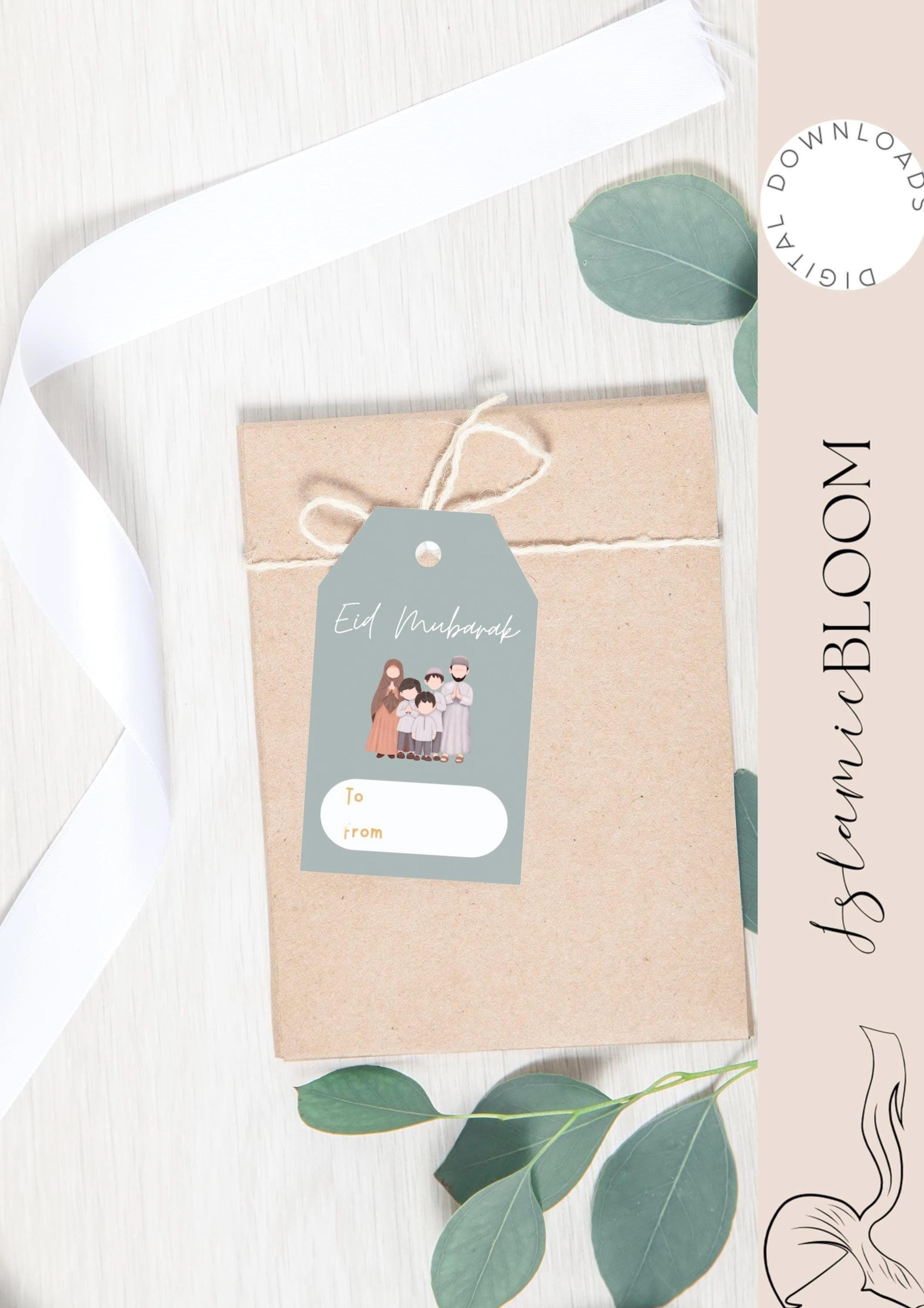Eid Mubarak Gift Tags | Printable Islamic Designs (Instant Download) - image 4