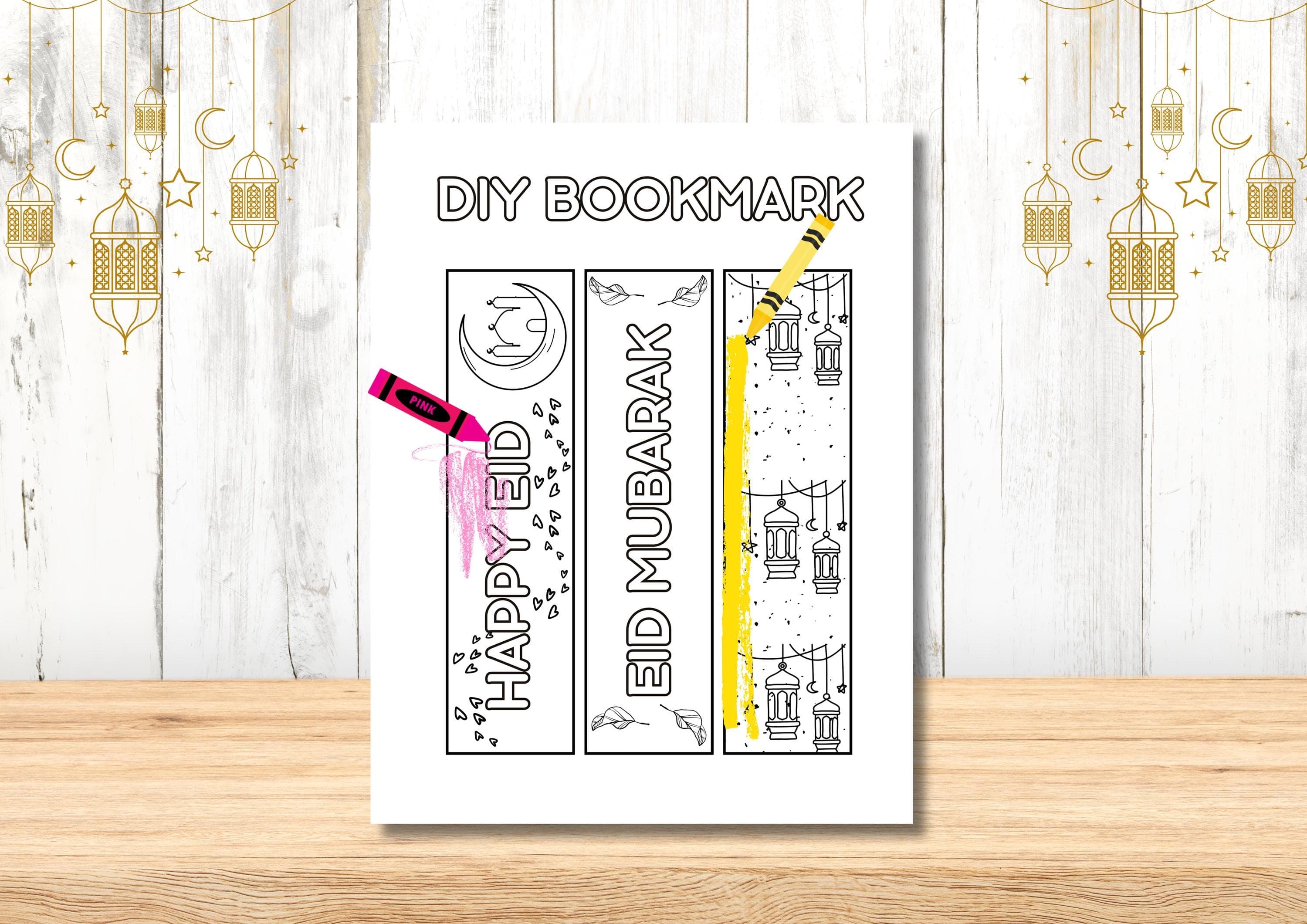 Eid Mubarak Activity Pack: Kids' Coloring Book, Bookmarks (Digital Download) - image 3