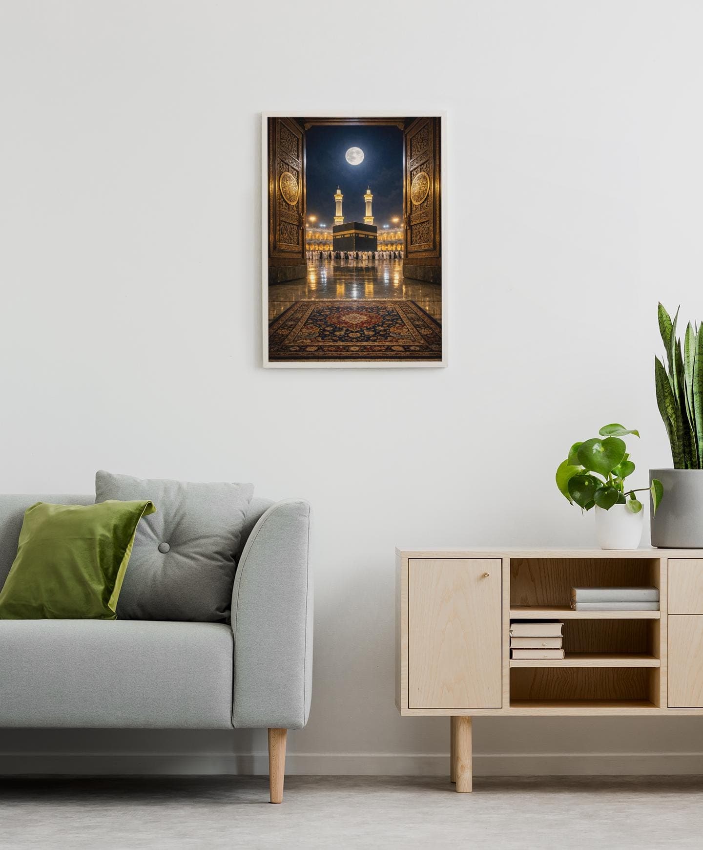 Kaaba Night Photography Print – Masjid al-Haram, Mecca Islamic Wall Art - image 5