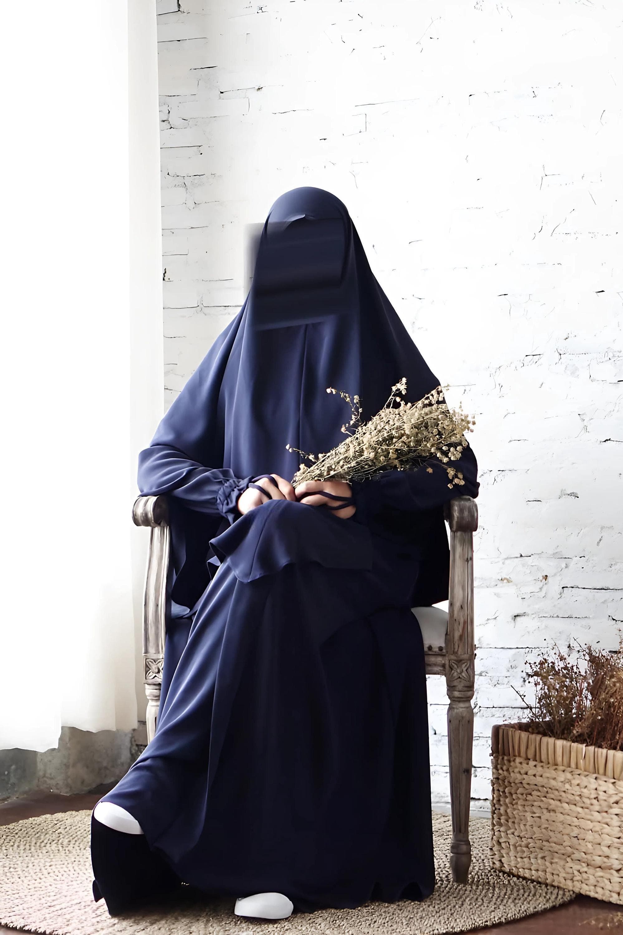 Anti-UV Abaya & Khimar Set: Islamic Women's Modest Outfit
