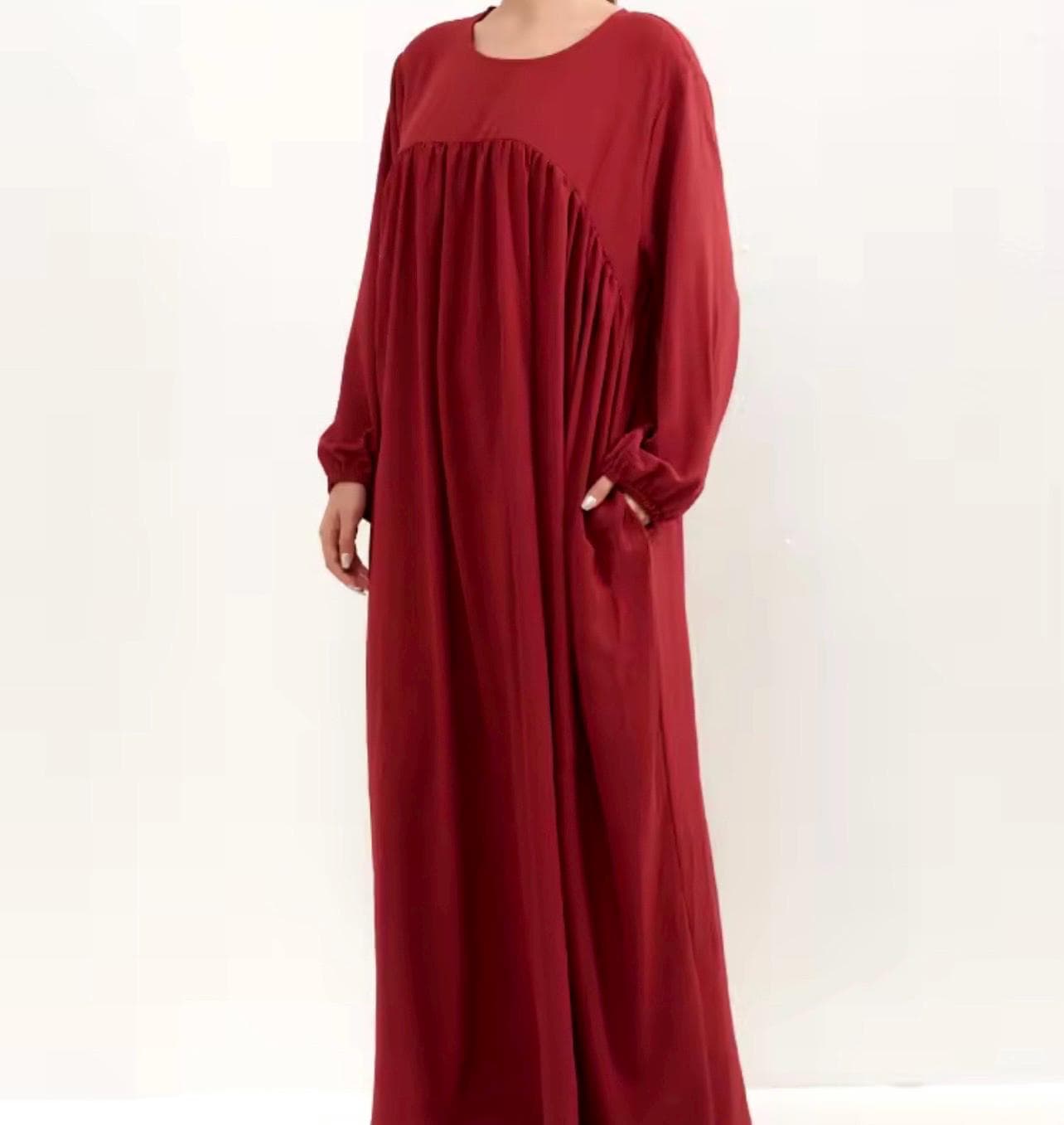 Fira Red Khimar/Abaya Set - image 3