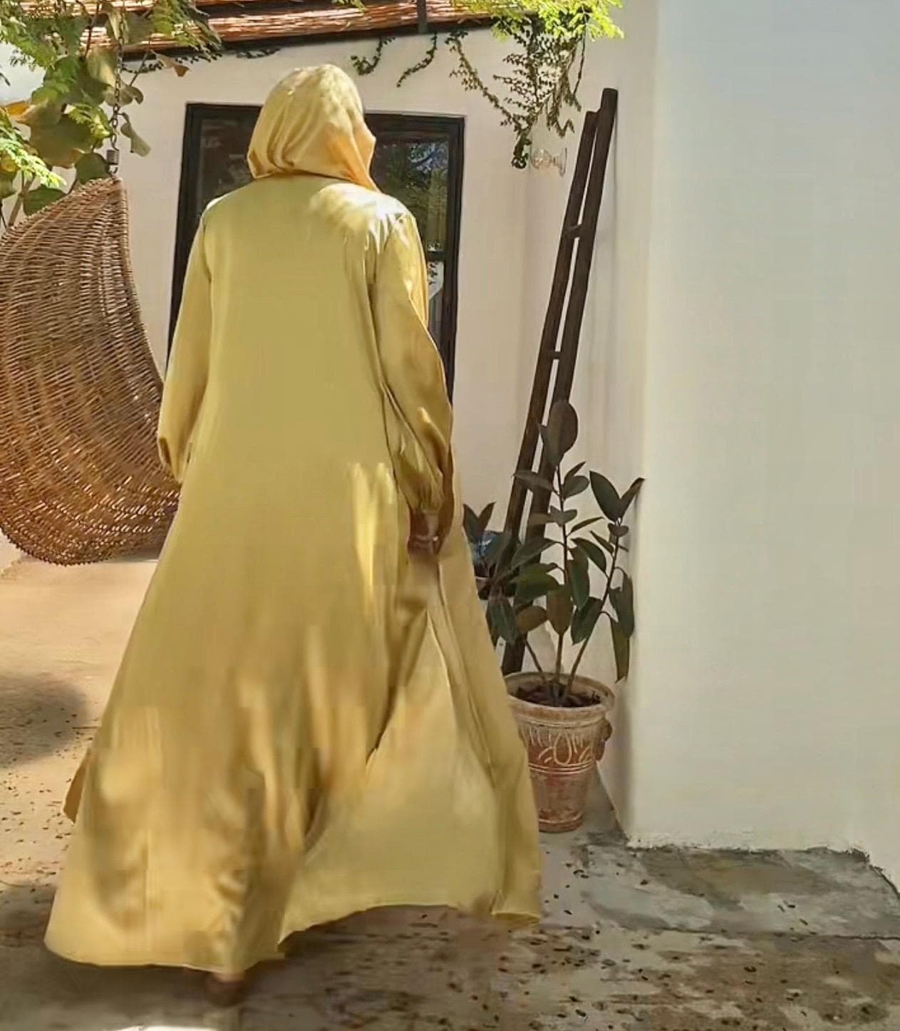 Luella Mustard Green Abaya - image 4