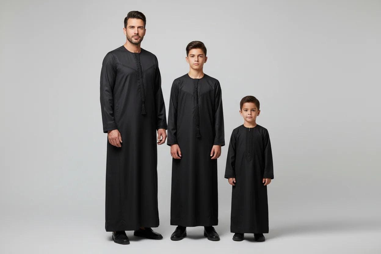 Black Thobe Family Group Photo