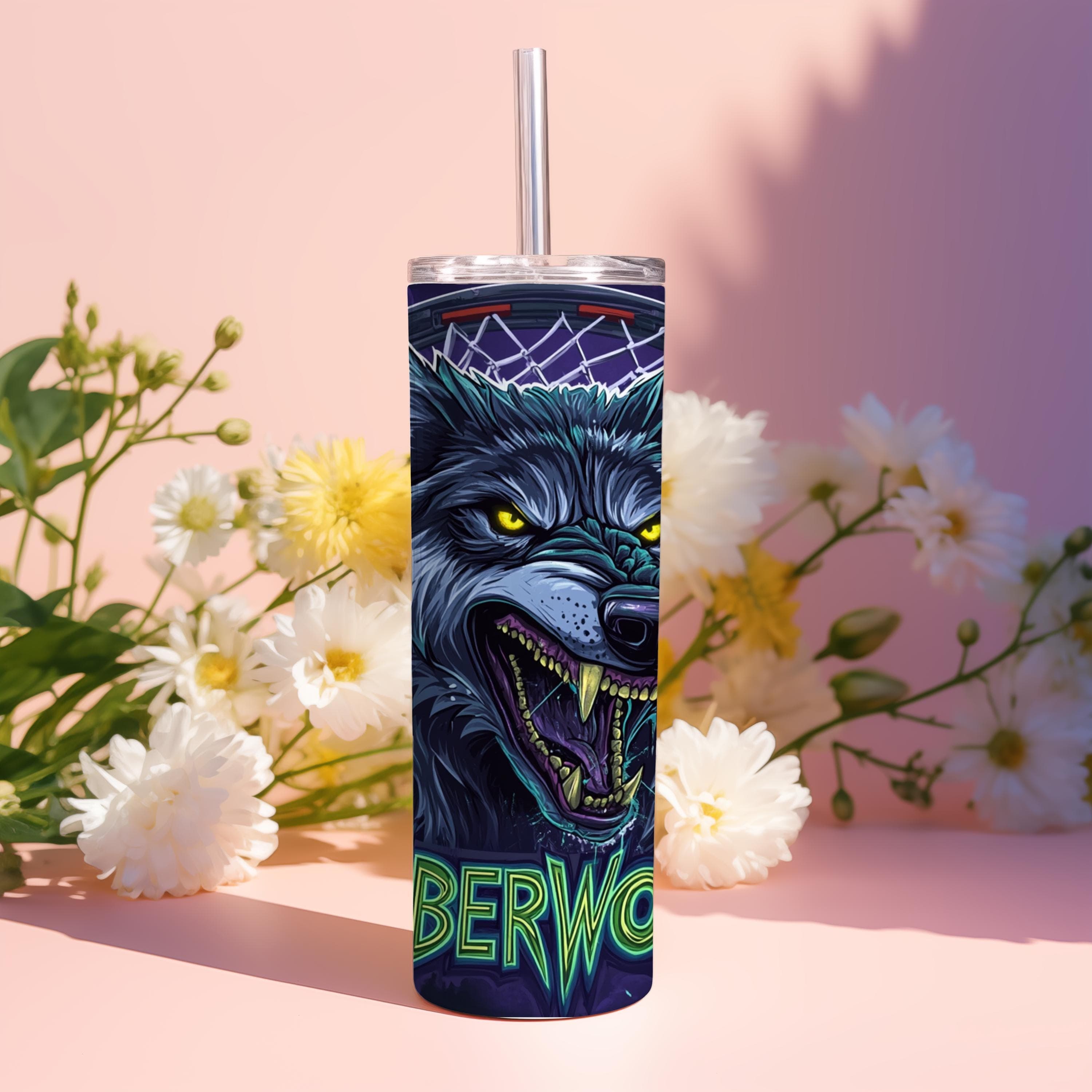 Basketball Tumbler Wrap Sublimation Design for Sports Team Lovers -20oz Tumbler Wrap -Basketball PNG -Digital Download - image 4