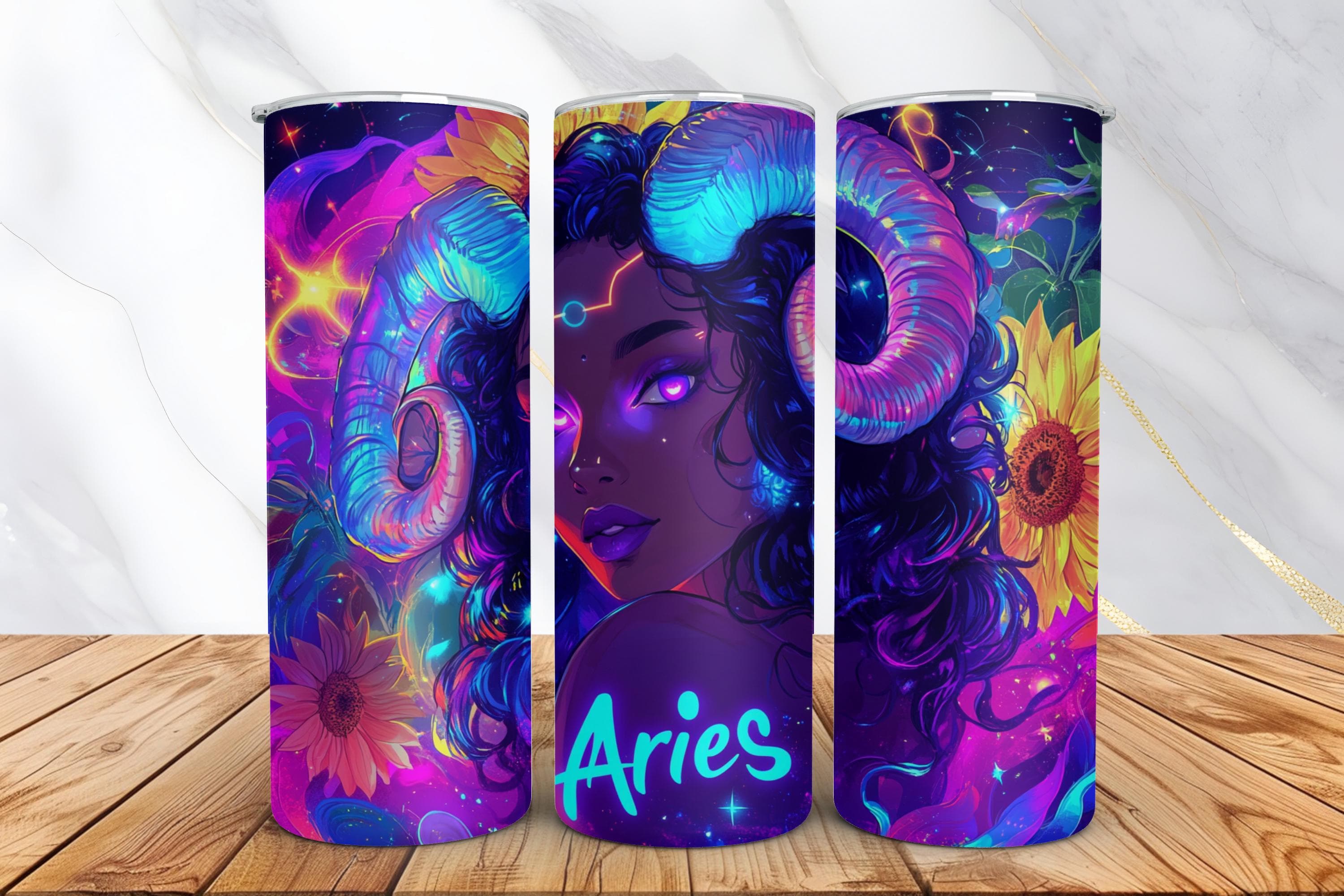 Zodiac Tumbler Wrap, 20oz Tumbler Wrap Sublimation Design, Zodiac PNG Skinny Tumbler Design, Zodiac Gift, Digital Download