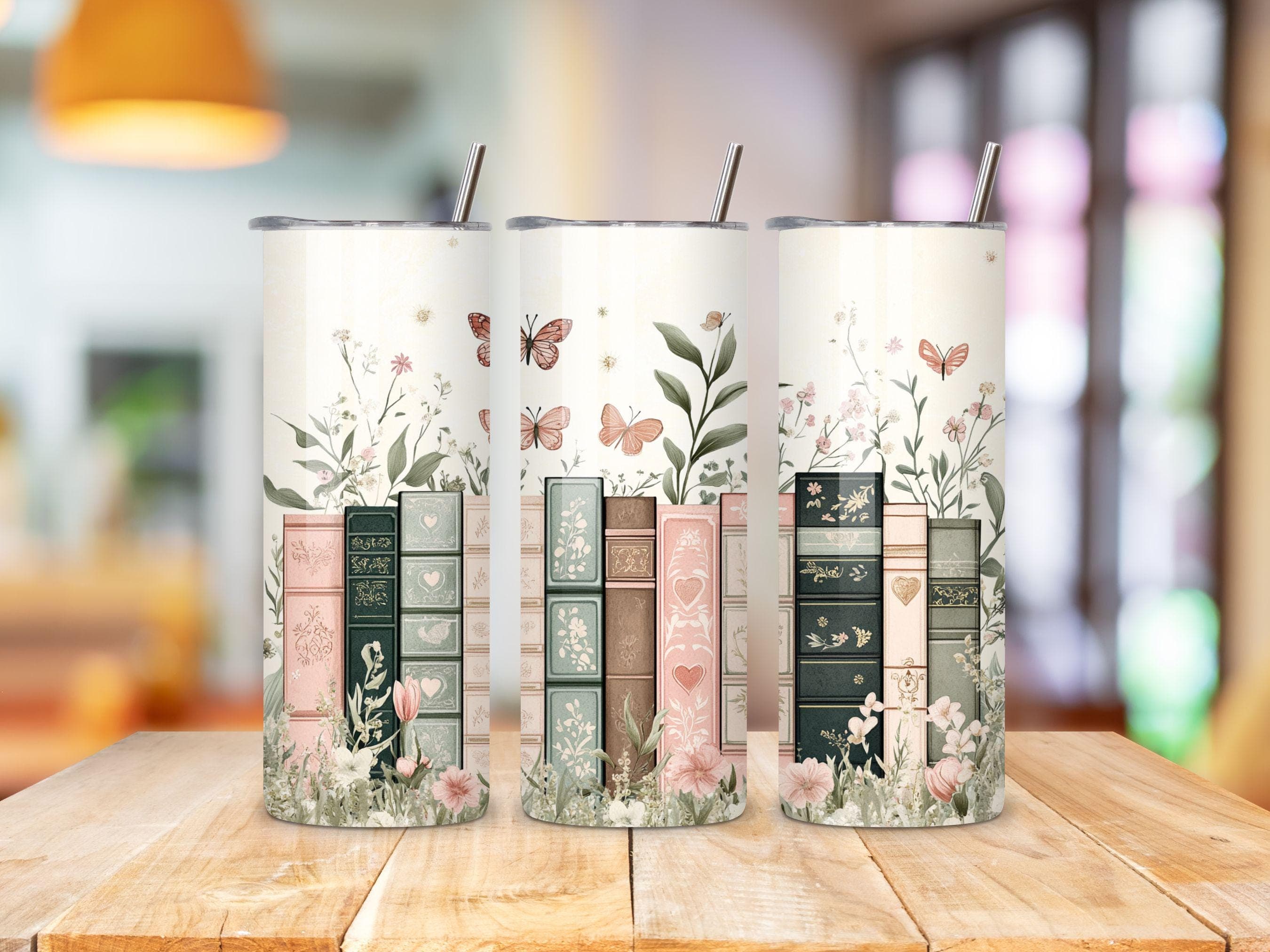 Book Tumbler Wrap, Book PNG, 20oz Tumbler Wrap Sublimation Design, Librarian gifts, Tumbler Wrap PNG, Book Lover Gifts, Digital Download - image 4