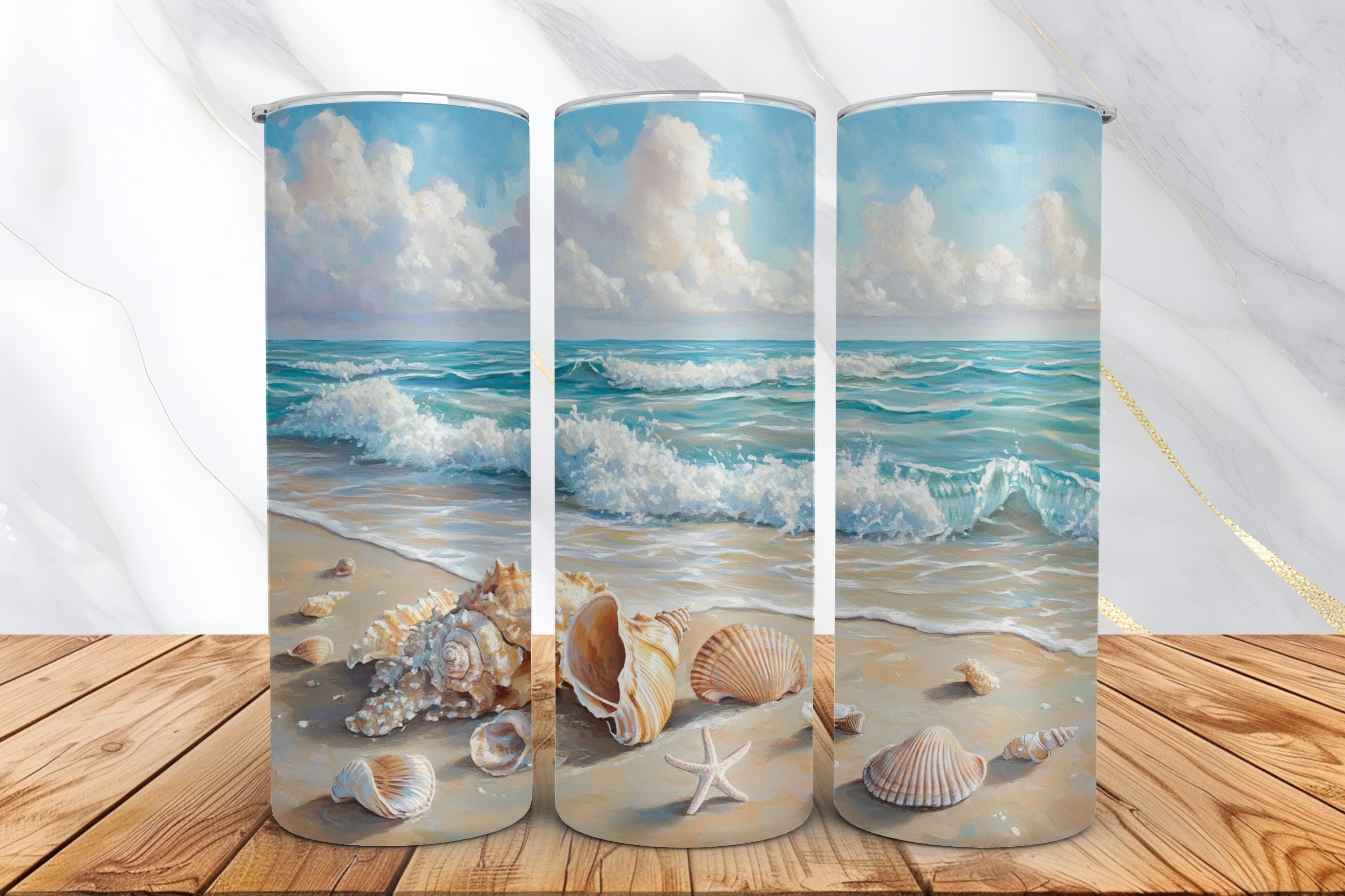 Beach Tumbler Wrap, 20oz Tumbler Wrap PNG, Beach PNG Vacation Tumbler, Skinny Tumbler Sublimation Designs, Digital Download