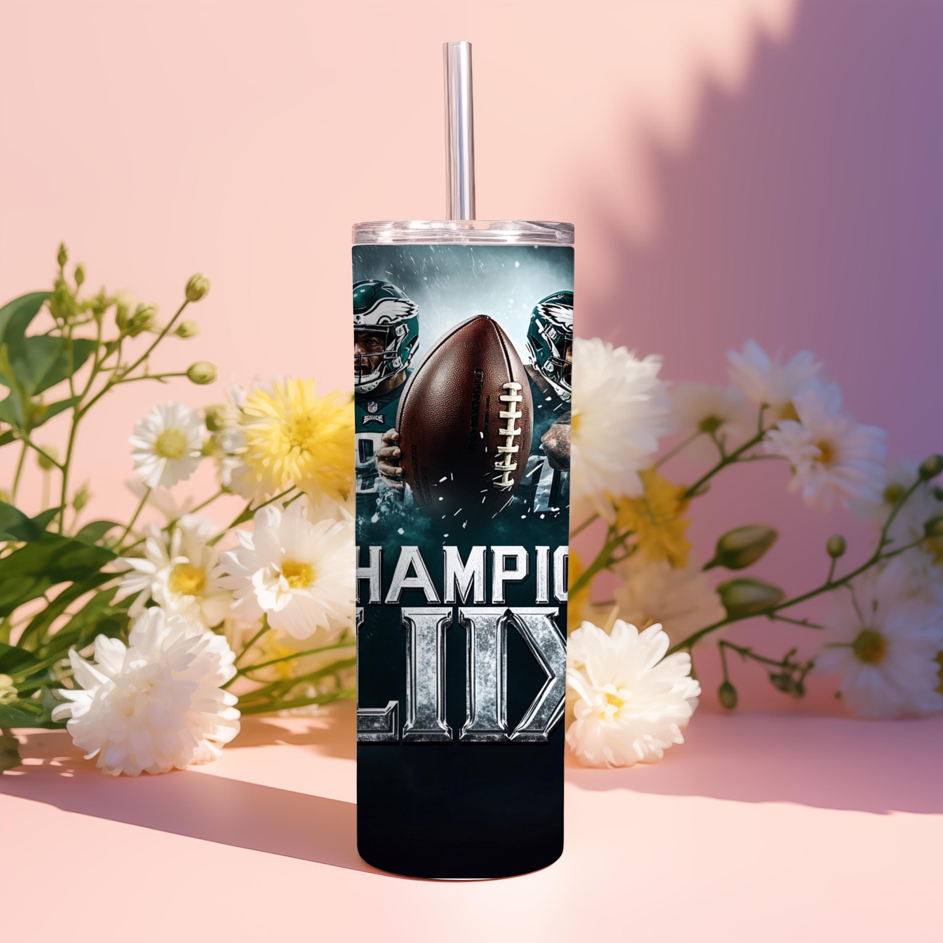 American Football Tumbler Wrap 20oz Skinny Tumbler Wrap PNG Sublimation Design Sports Tumbler Design Football Coach Gifts - image 4