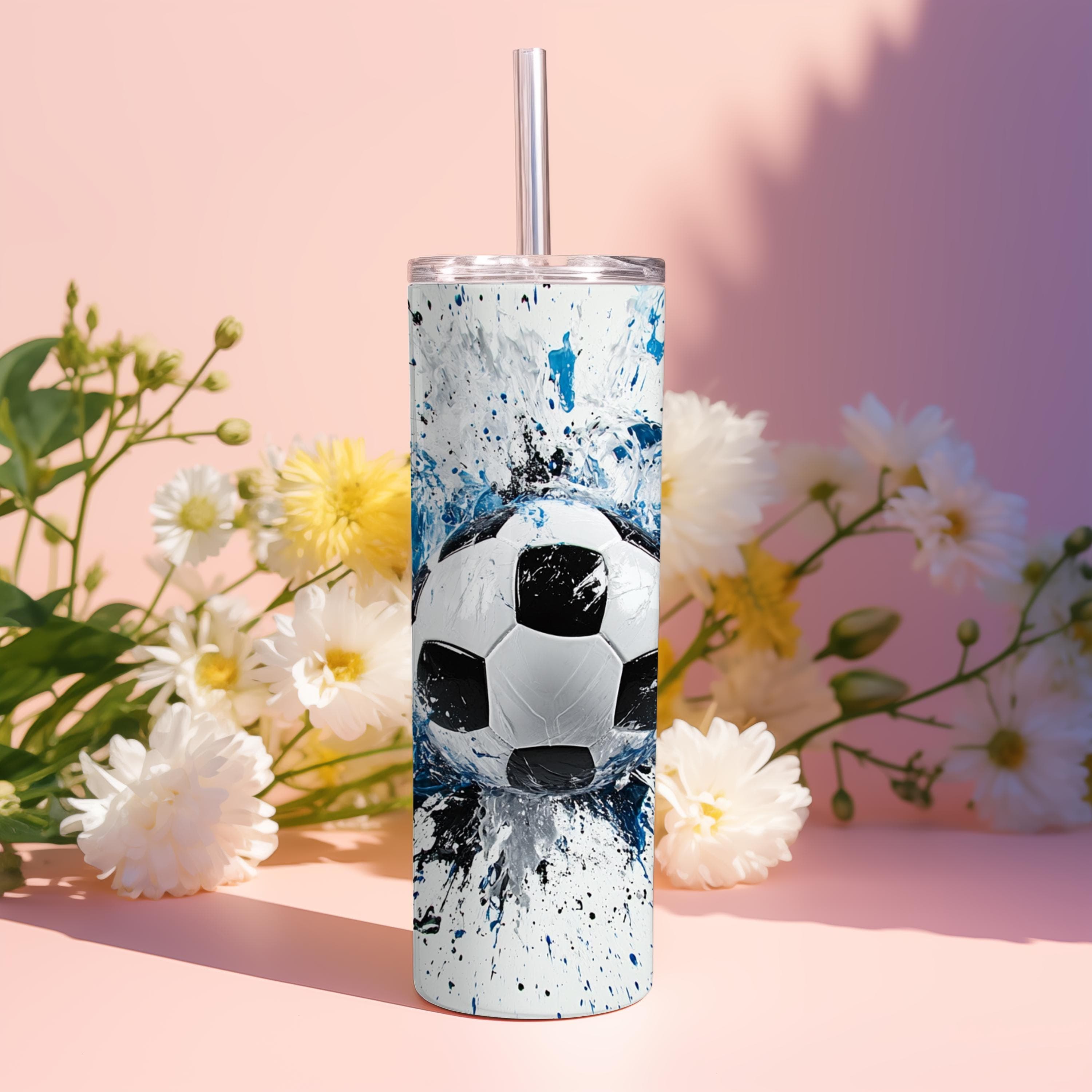 Soccer tumbler wrap, Sports tumbler png, soccer mom png, Soccer gifts, Soccer sports tumbler wrap, 3d Sublimation design, Digital Download - image 4
