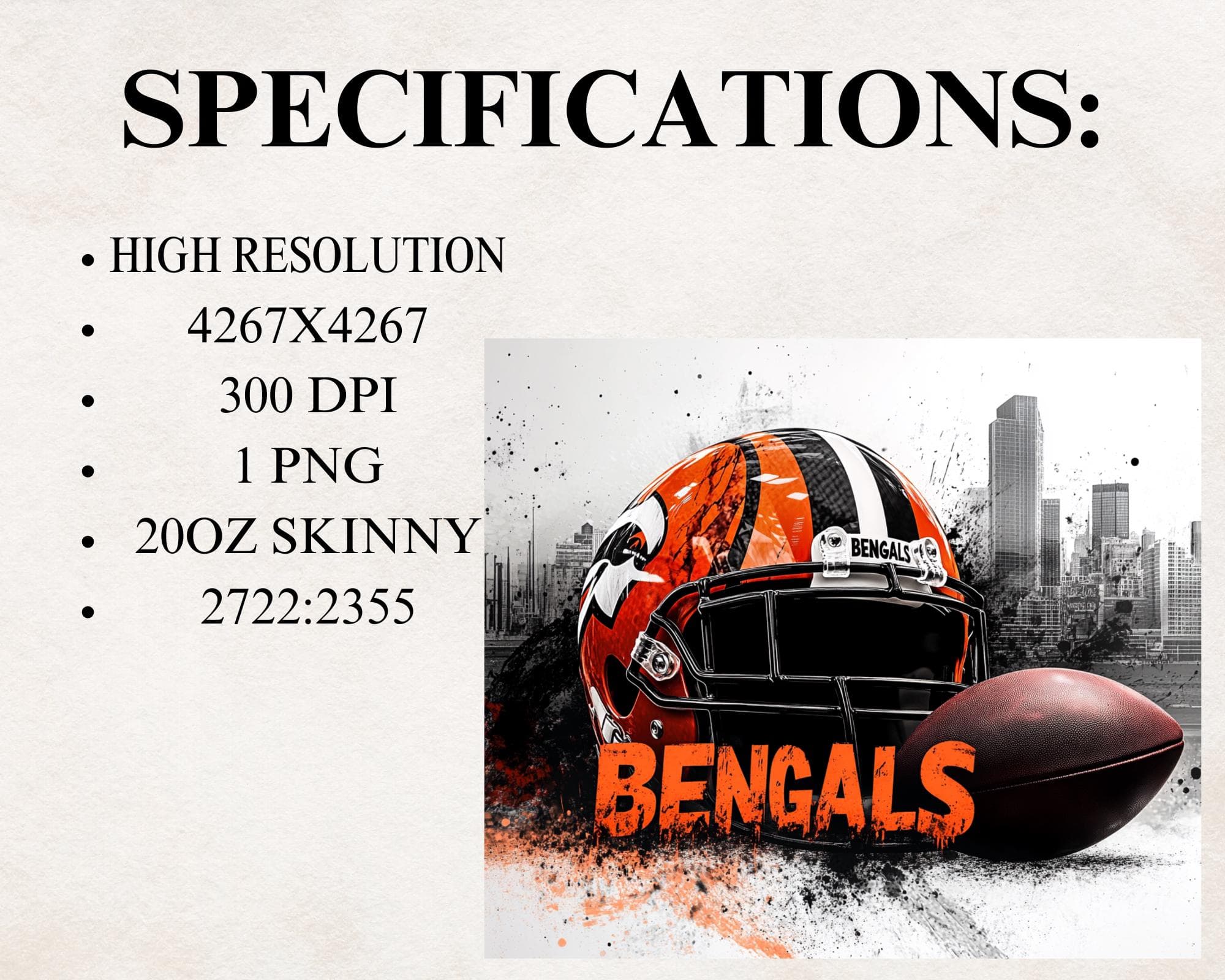 Football Tumbler Wrap Football Team PNG 20oz Skinny Tumbler Wrap PNG Sports Tumbler Sublimation Design Gift for Men Digital Download - image 5