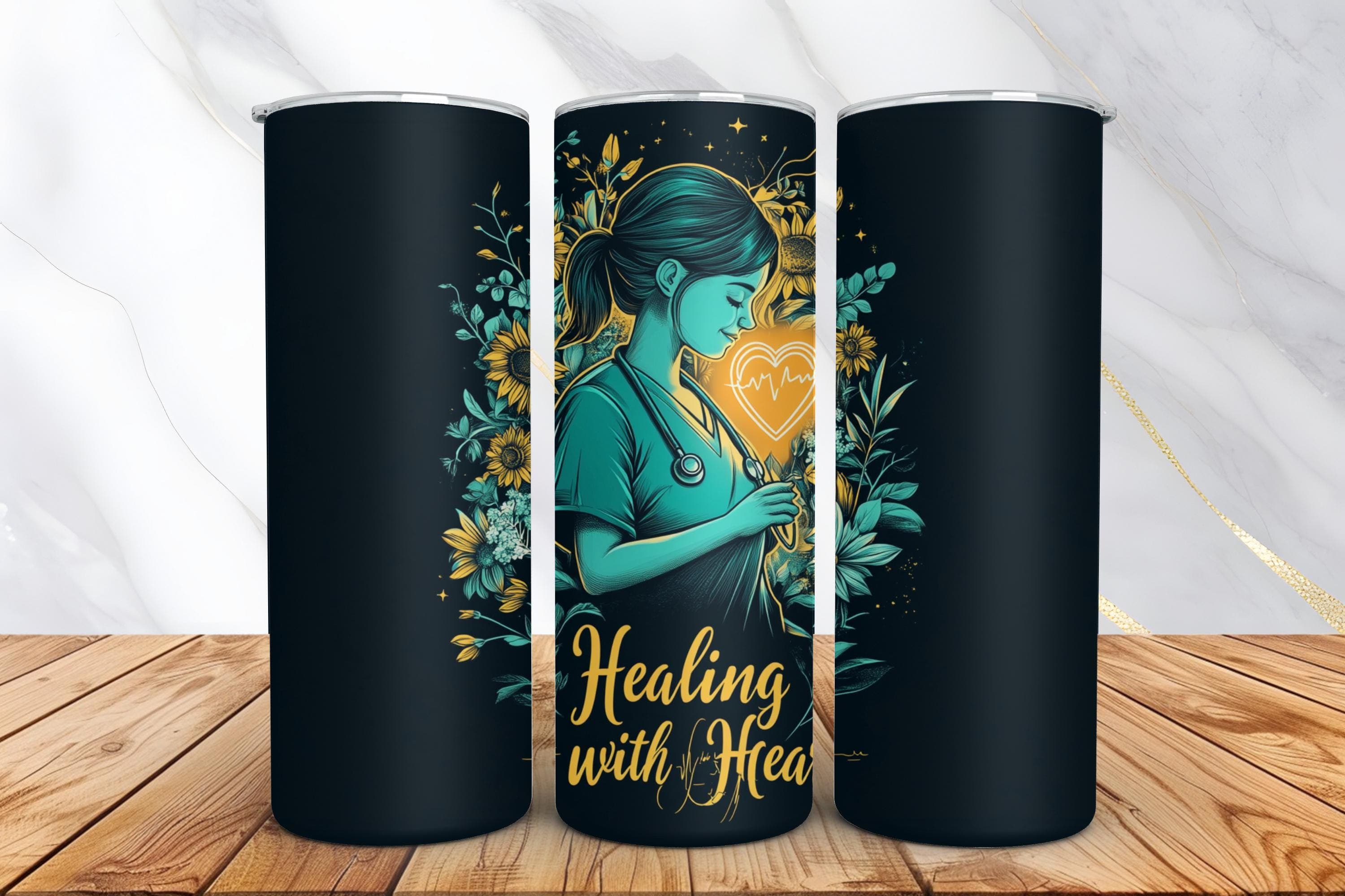 Nurse Tumbler Wrap, 20oz Tumbler Wrap, Nurse Life Tumbler Wrap PNG, Skinny Tumbler Nurse PNG, Sublimation Designs, Digital Download