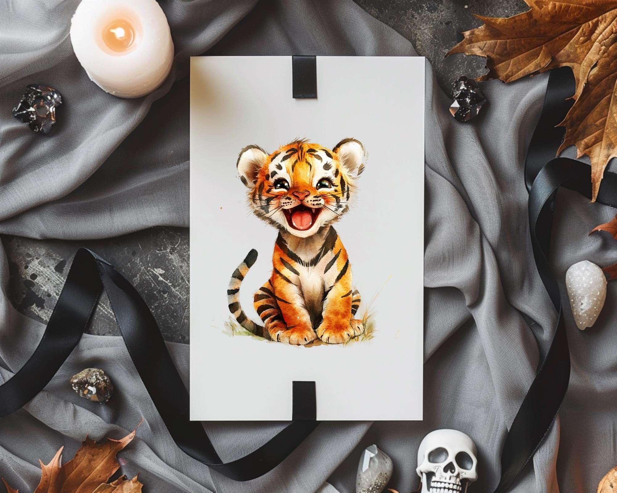 Safari Clipart Animals - Wild One Birthday Watercolor Baby Animal PNG, for Bedroom Decor, Baby Shower Files, Clip art Nursery images - image 4