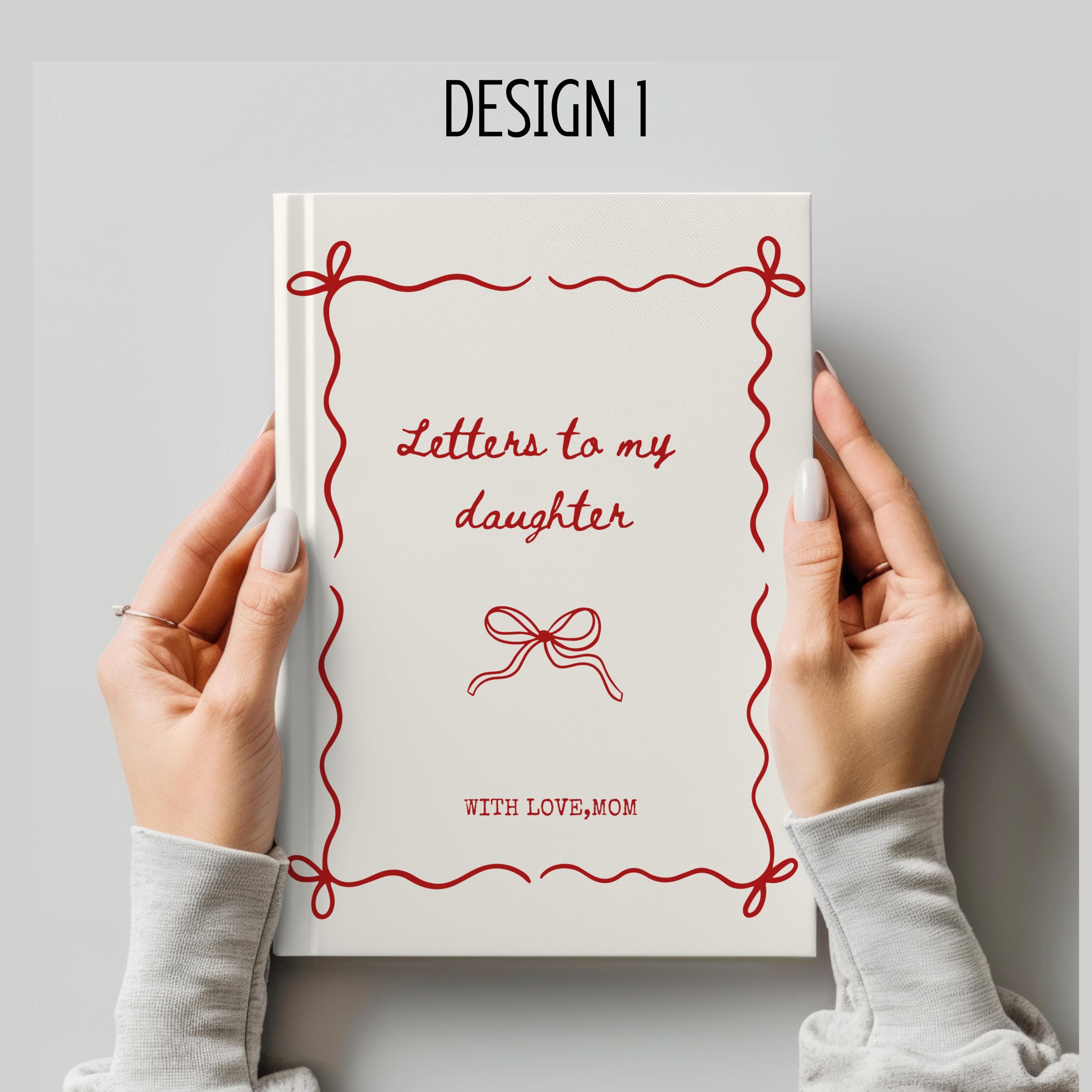 Letters to My Little Girl-Dear Daughter Journal-Personalized New Mother Daughter Gifts-Mom Custom Book-Mommy and Baby  Present-Mama Diary - image 2