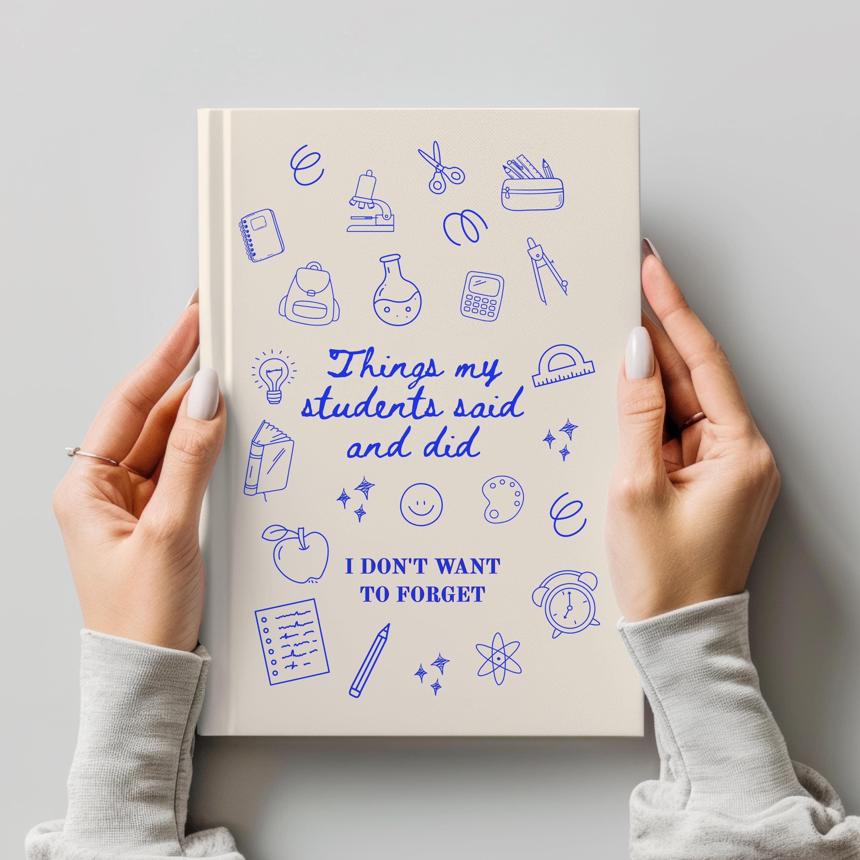 Personalized Teacher Memory Journal: Student Quotes, School Keepsake