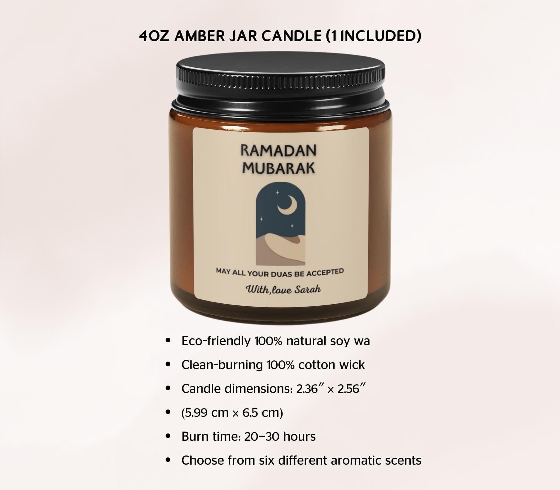 Personalized Ramadan Gift Box For Her-Women-Coworker-Friends-Girls-Teacher-Muslim Eid Gift Set--Ramadan Gifts Ideas-Ramadan Mug Candle - image 5