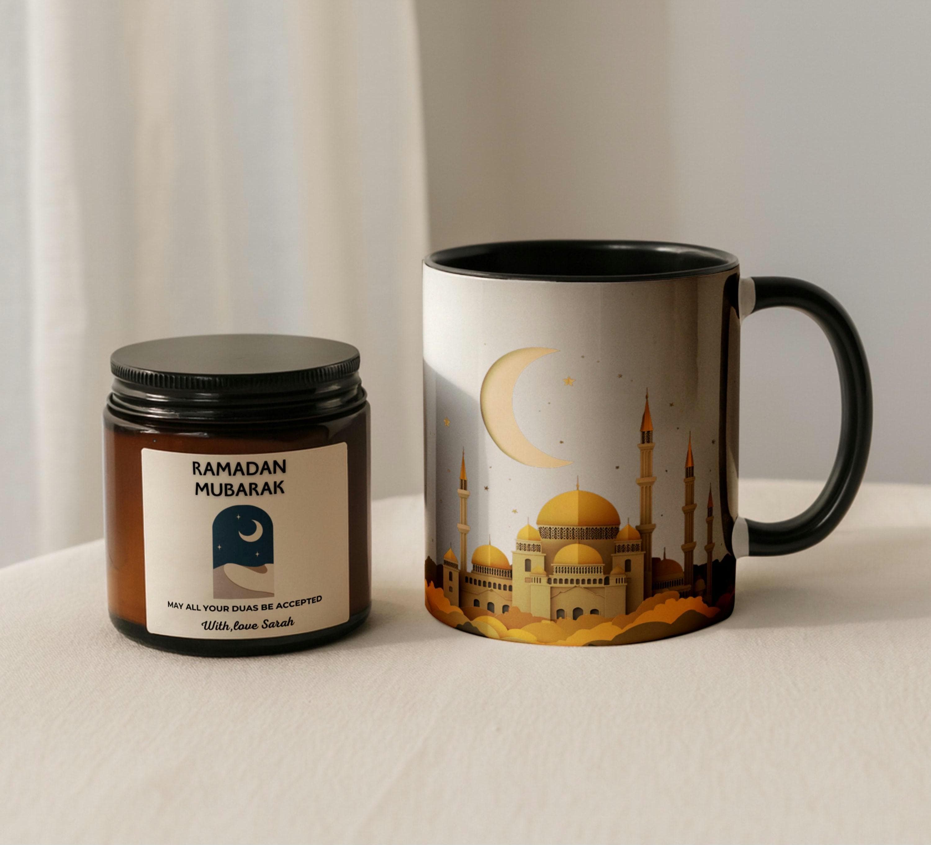 Personalized Ramadan Gift Box For Her-Women-Coworker-Friends-Girls-Teacher-Muslim Eid Gift Set--Ramadan Gifts Ideas-Ramadan Mug Candle