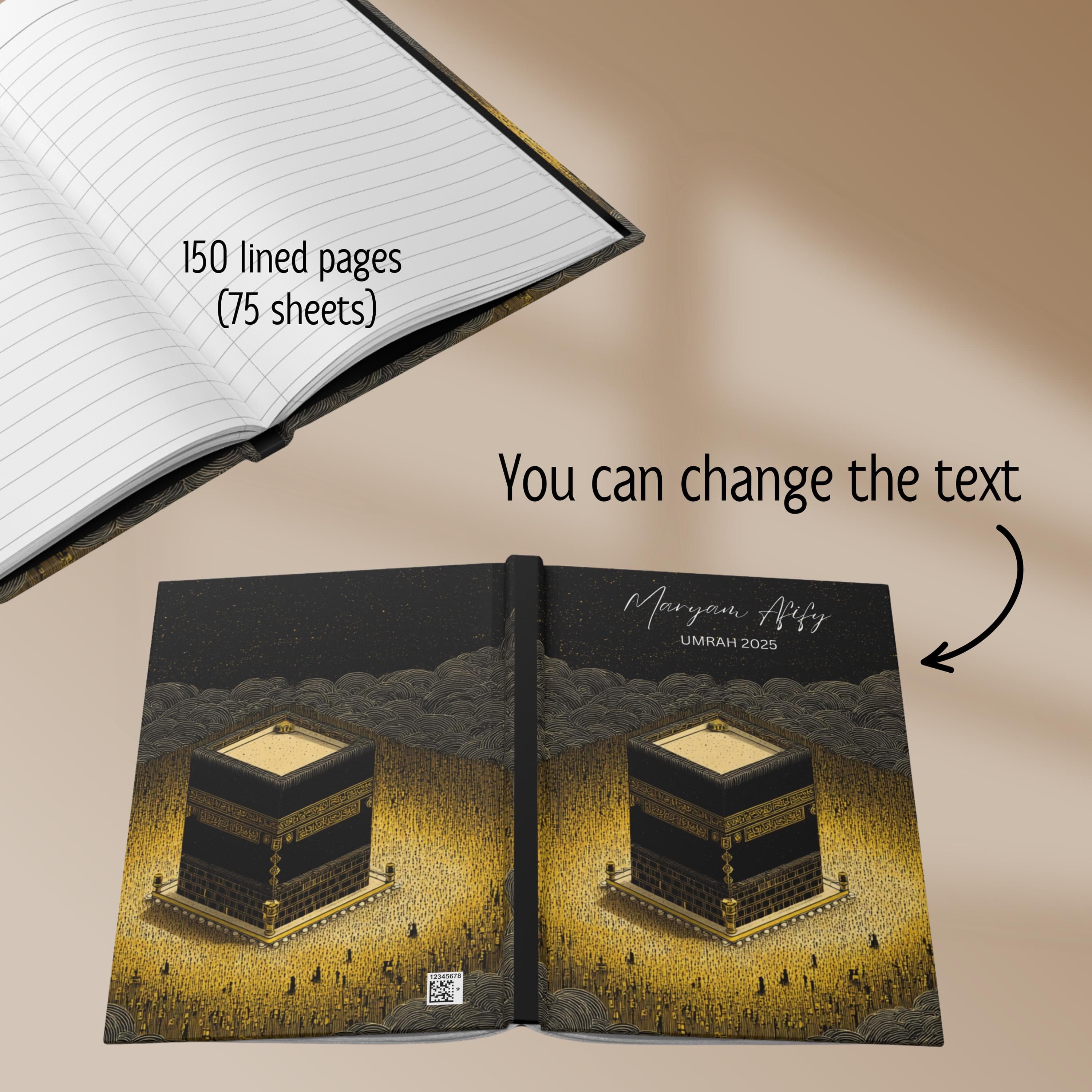Personalized Umrah Hajj Journal: Islamic Custom Memory Book-Umrah Hajj Mubarak Notebook - image 3