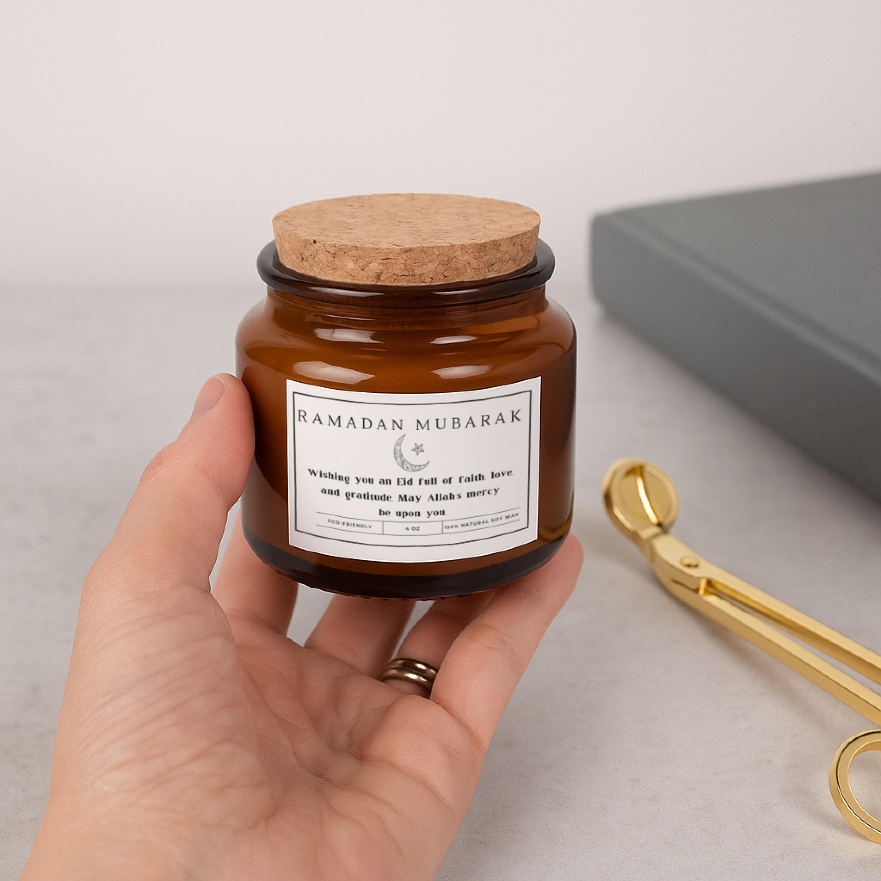 Ramadan Candle-Eid Mubarak Gifts-Ramadan Kareem-Eid Gifts For Women-Her-Him-Home-Family- Teenager Girl-Colleague- Ramadan Gifts