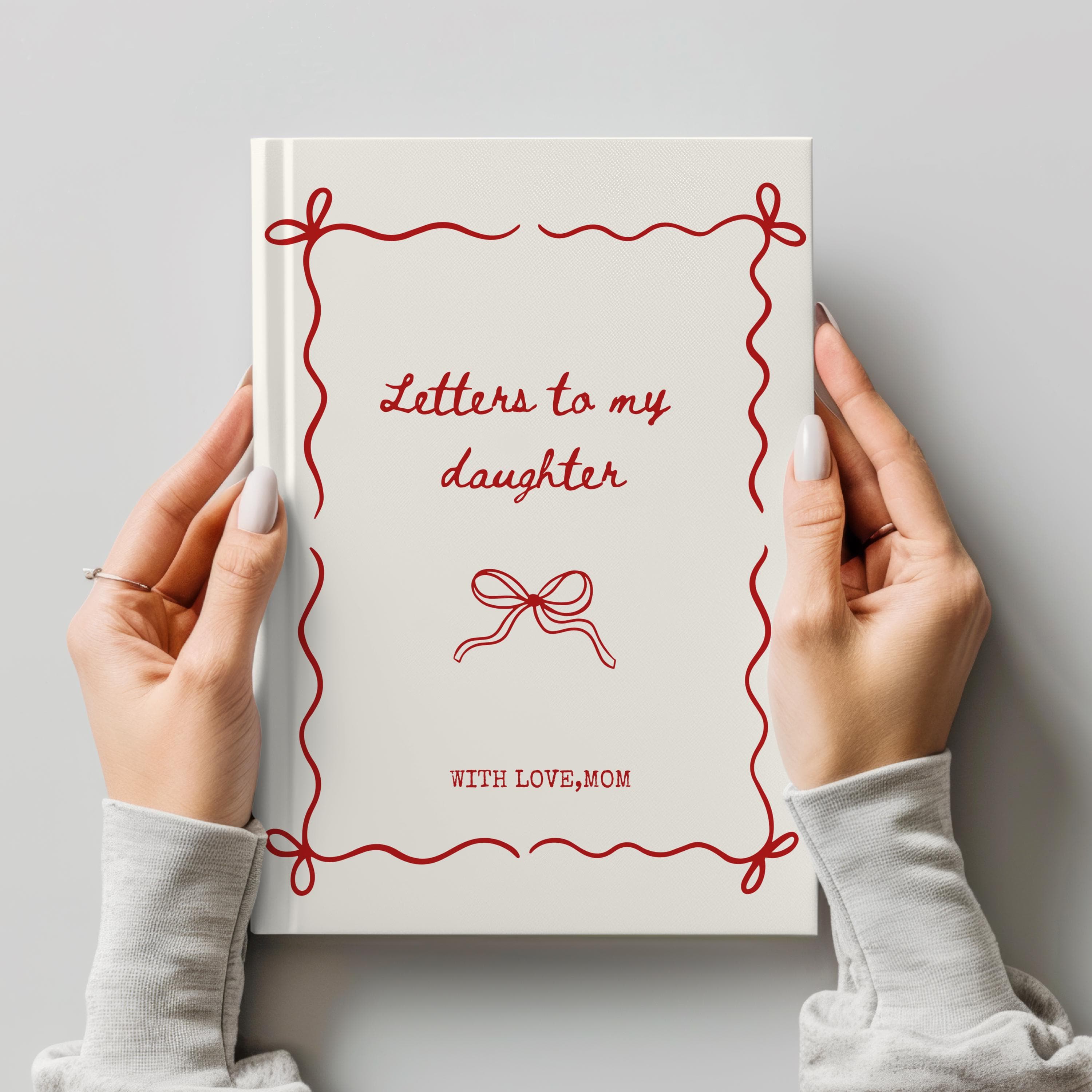 Letters to My Little Girl-Dear Daughter Journal-Personalized New Mother Daughter Gifts-Mom Custom Book-Mommy and Baby  Present-Mama Diary