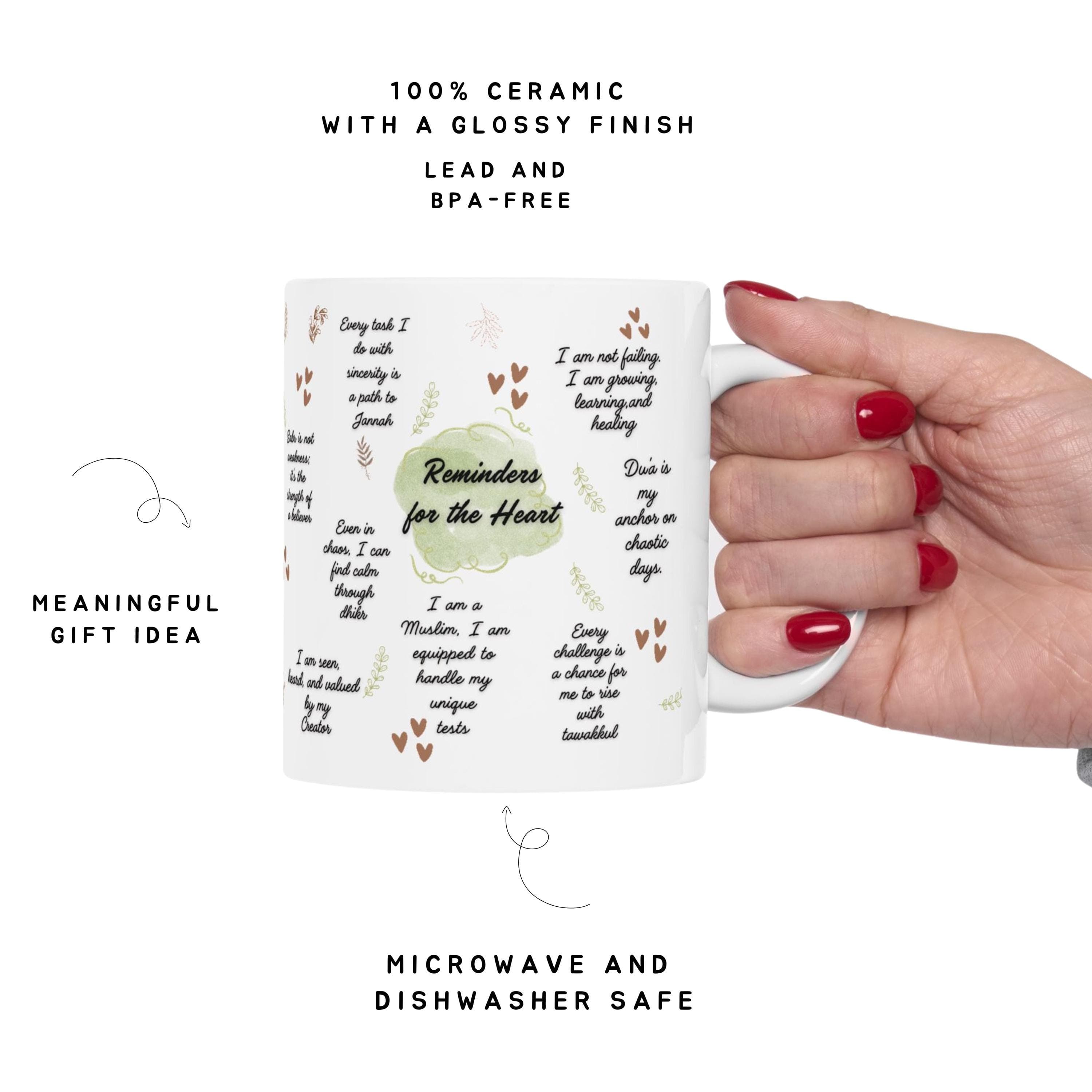 Islamic Reminder Quote Mug-Ramadan Eid Gifts For Women- Friends-Girls-Coworker-Mom-Muslim Gifts Ideas-Islamic Present - image 2
