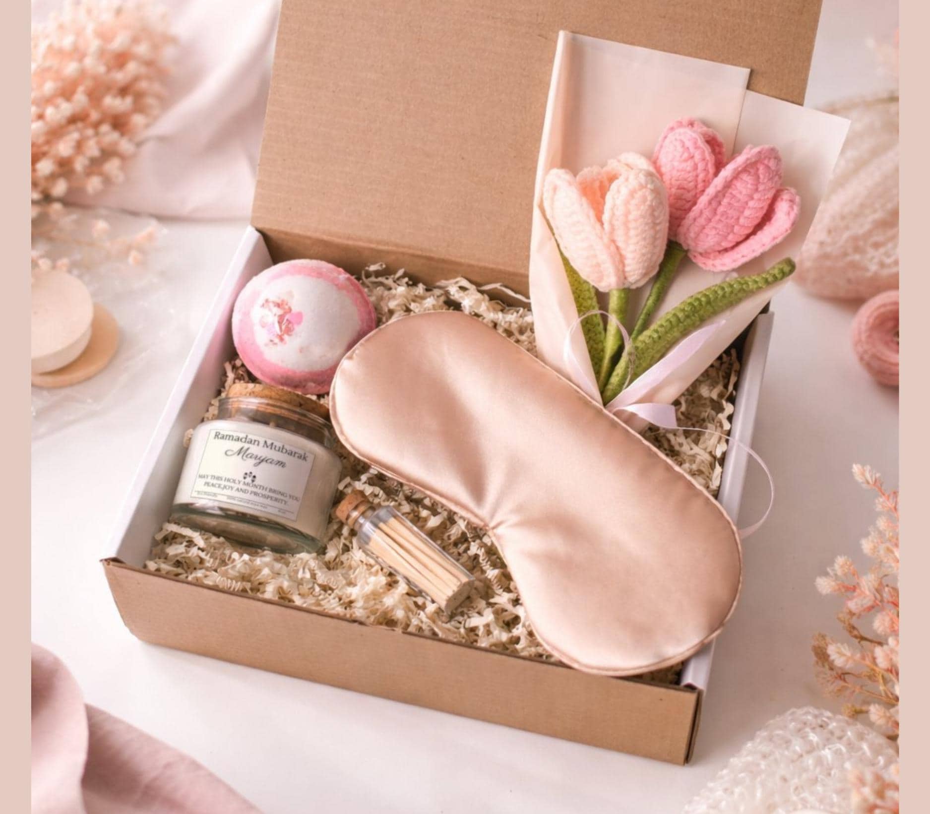 Personalized Ramadan Gift Set For Women-Custom Ramadan Gift Basket For Friends-Mom-Teacher-Hijabi Girls-Islamic Gifts For Family-Eid Mubarak - image 5