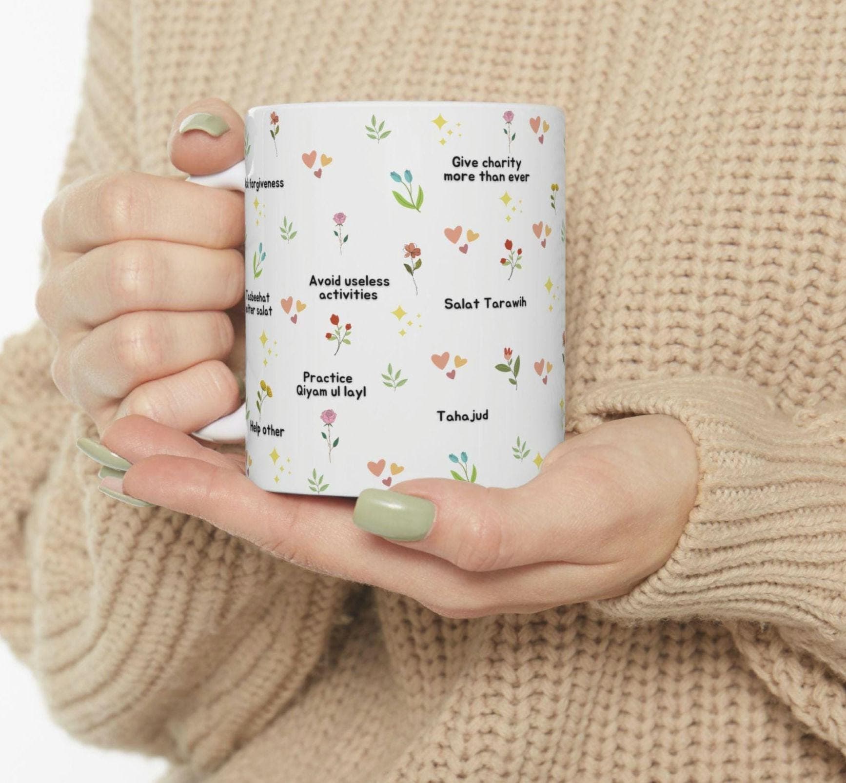 Personalized Ramadan Mug: Islamic Coffee Cup, Ramadan Mubarak Gift,Muslim Tea Cup,Custom Name Gifts for Muslim Women ,Eid Mubarak Gifts - image 4