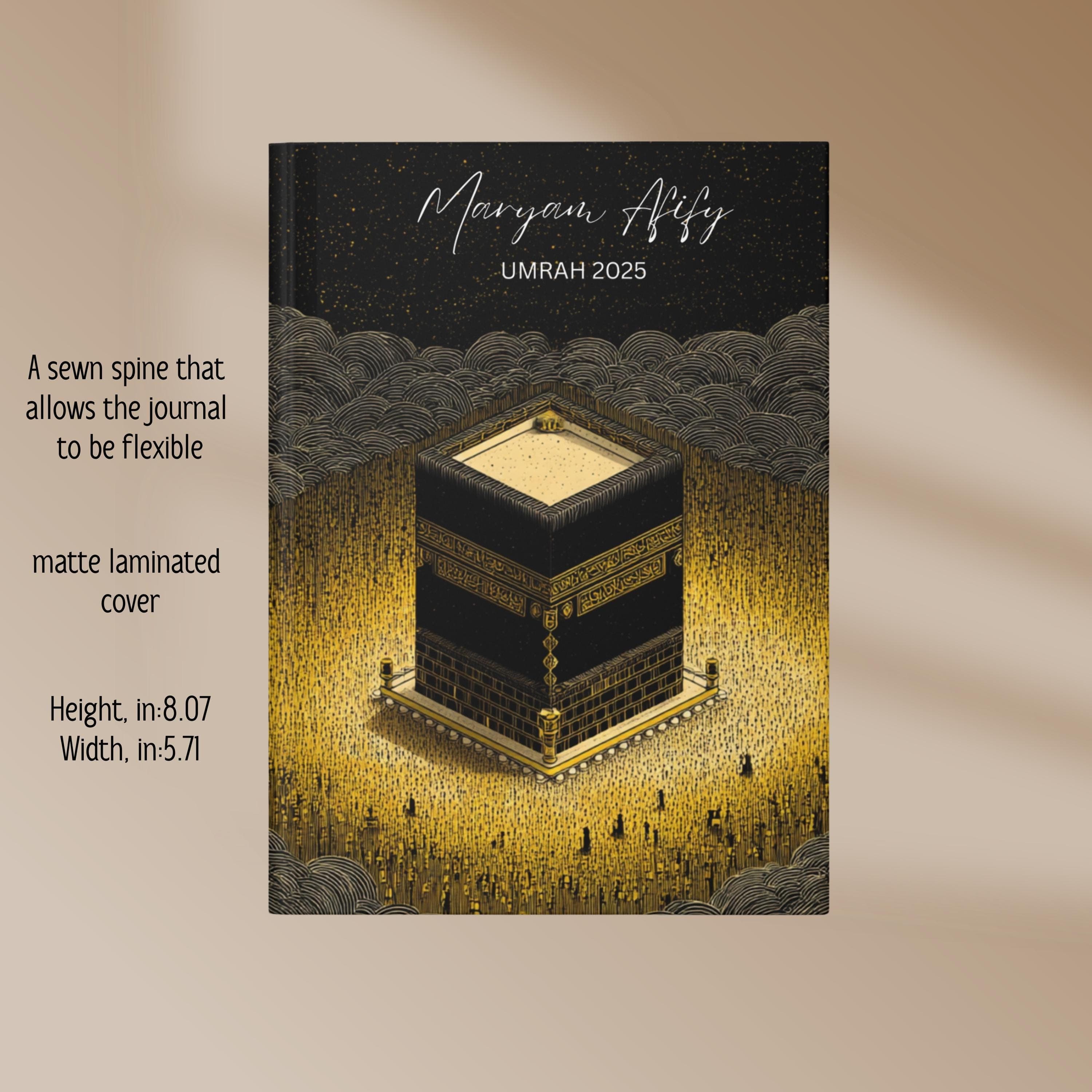 Personalized Umrah Hajj Journal: Islamic Custom Memory Book-Umrah Hajj Mubarak Notebook - image 5
