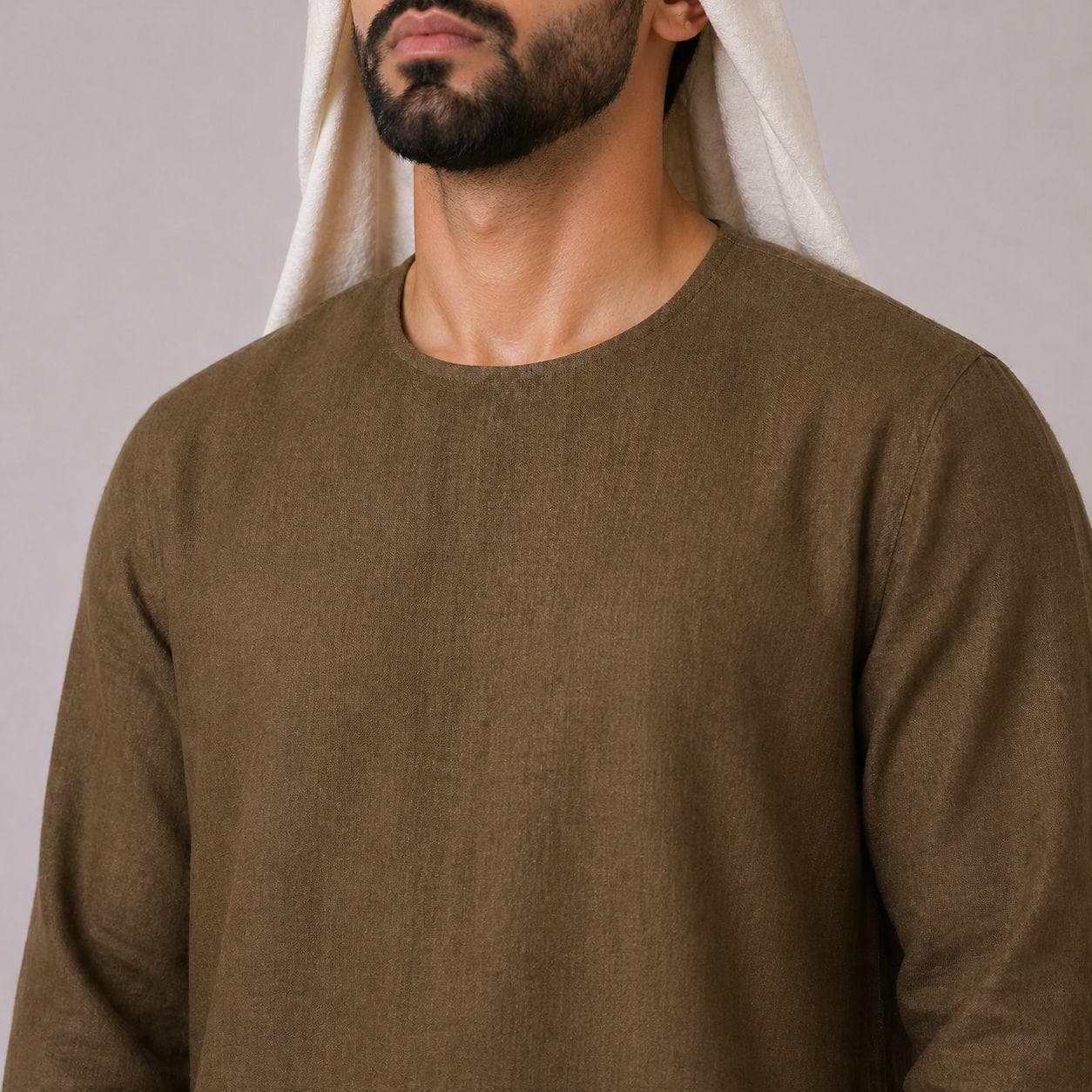 Belgian Linen Men's Kaftan - Mens Jubba - Modest Menswear - Dishdasha Man - Summer Thobe - 30 Colors - image 4