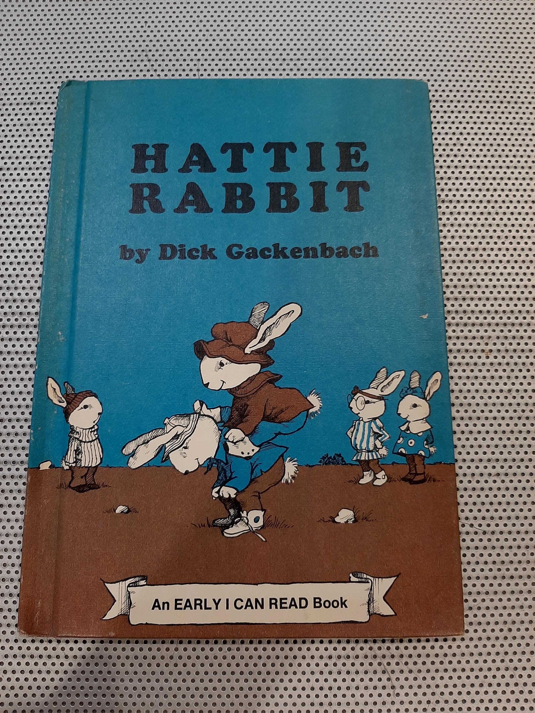 Vintage Hattie Rabbit Hardback, 1976 Children's Book