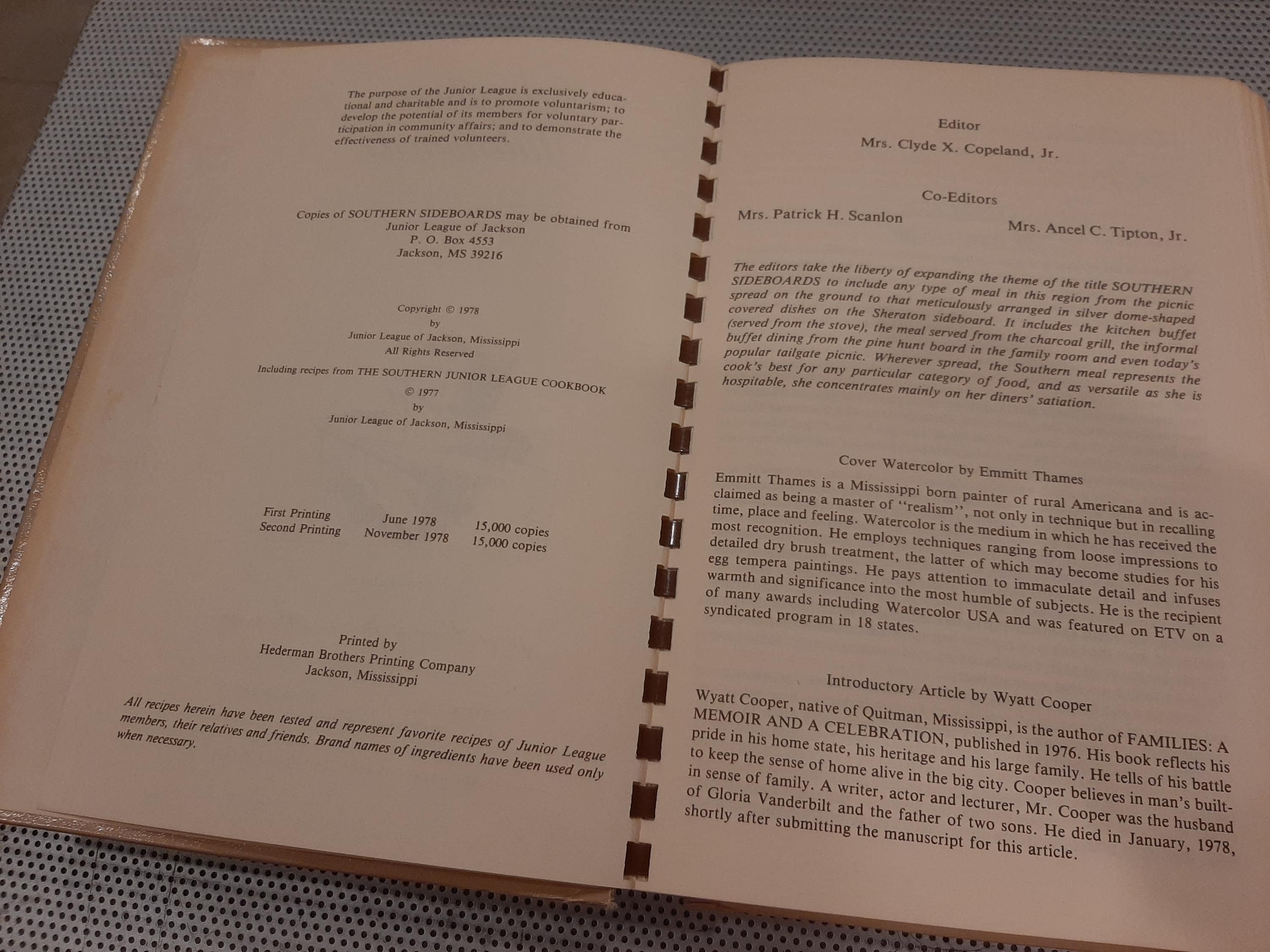Vintage 1978 Jackson Mississippi Junior League Cookbook Southern Recipes - image 5