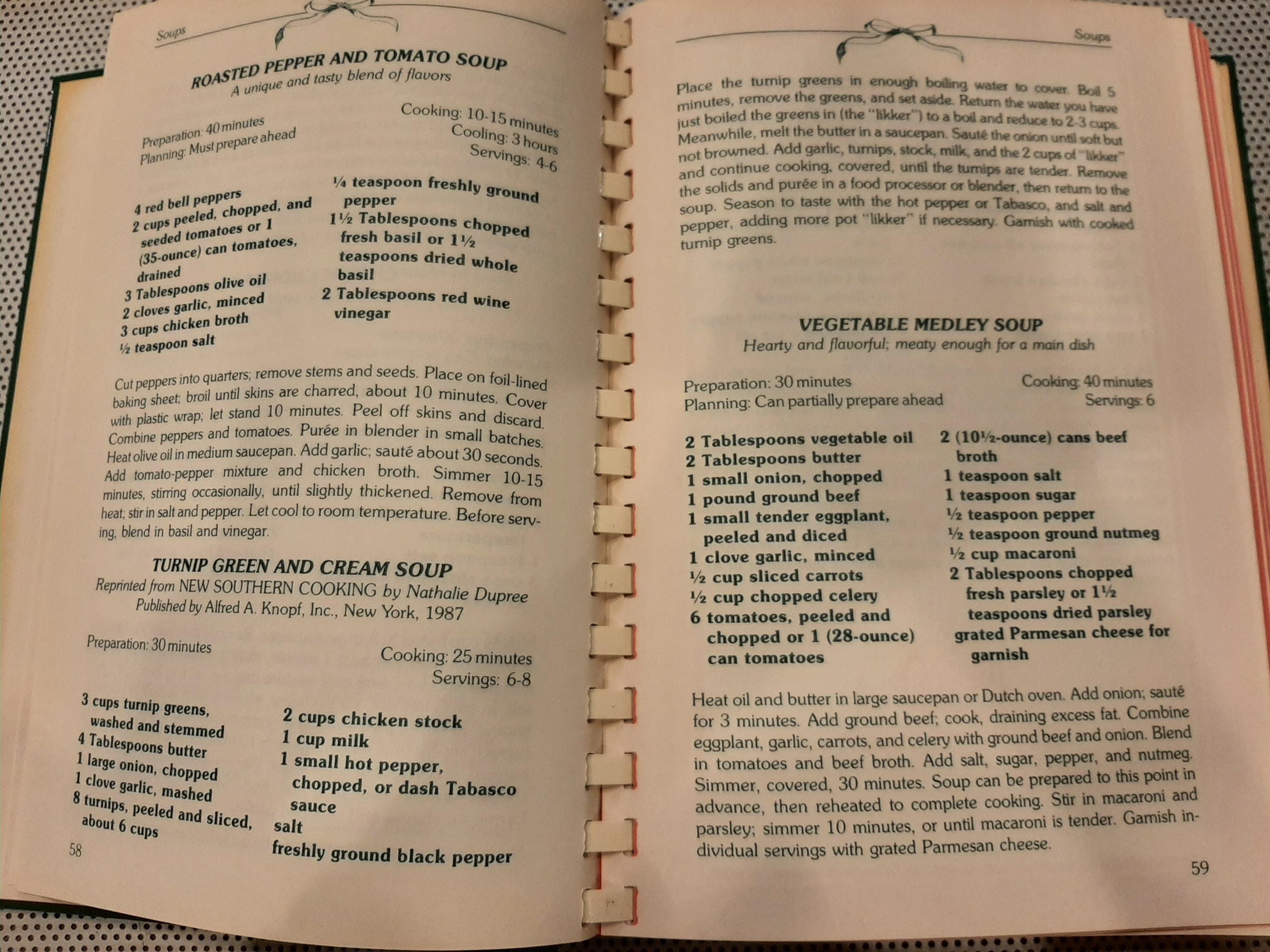 Vintage 1989 Peachtree Bouquet Junior League of DeKalb County Georgia Collectible Hardcover Cookbook Southern Cooking - image 5