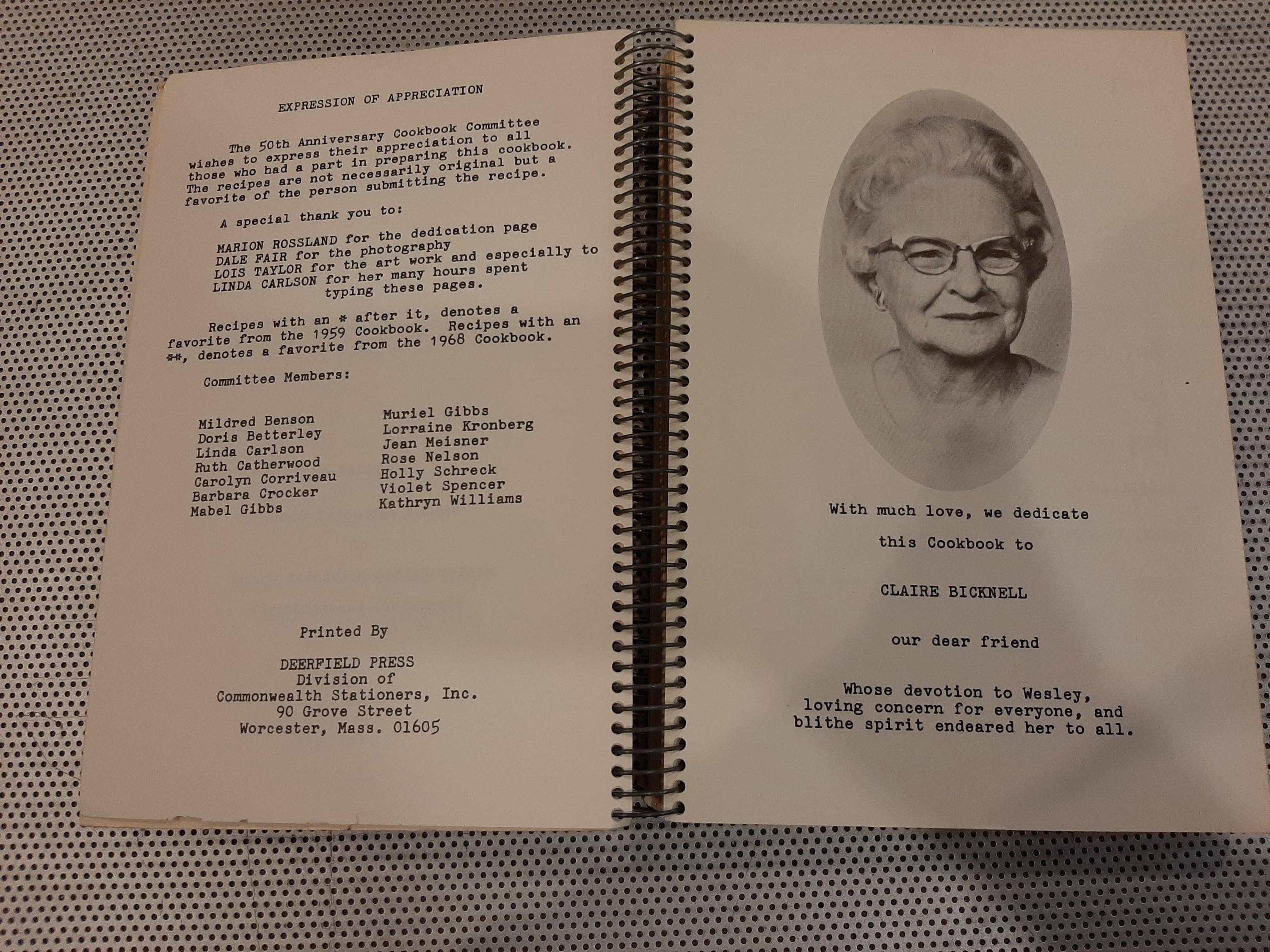 Vintage 1978 Wesley United Methodist Church Cookbook Worcester Massachusetts Church Lady Favorite Recipes of Fifty Years - image 4