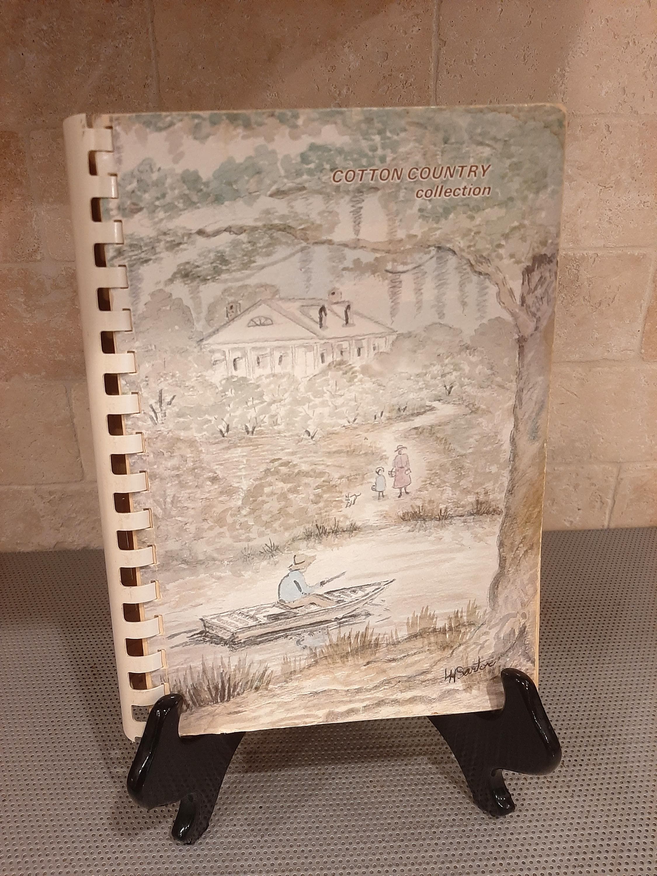 Vintage 1973 Cotton Country Monroe Louisiana Cookbook Charity League