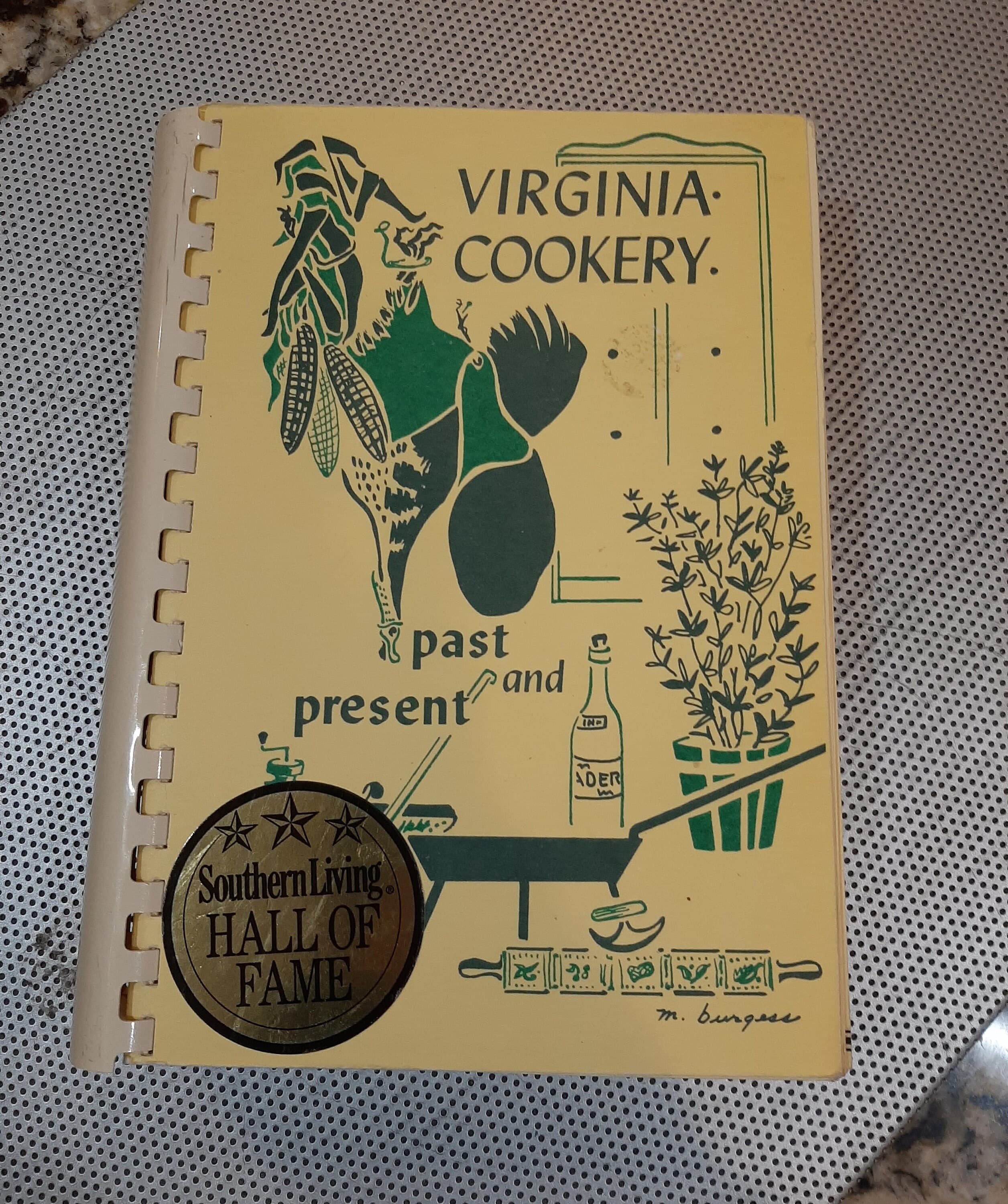 Vintage 1993 (11th Printing) Virginia Cookery Women's Auxiliary of Olivet Episcopal Church Franconia Virginia Church Lady Cookbook