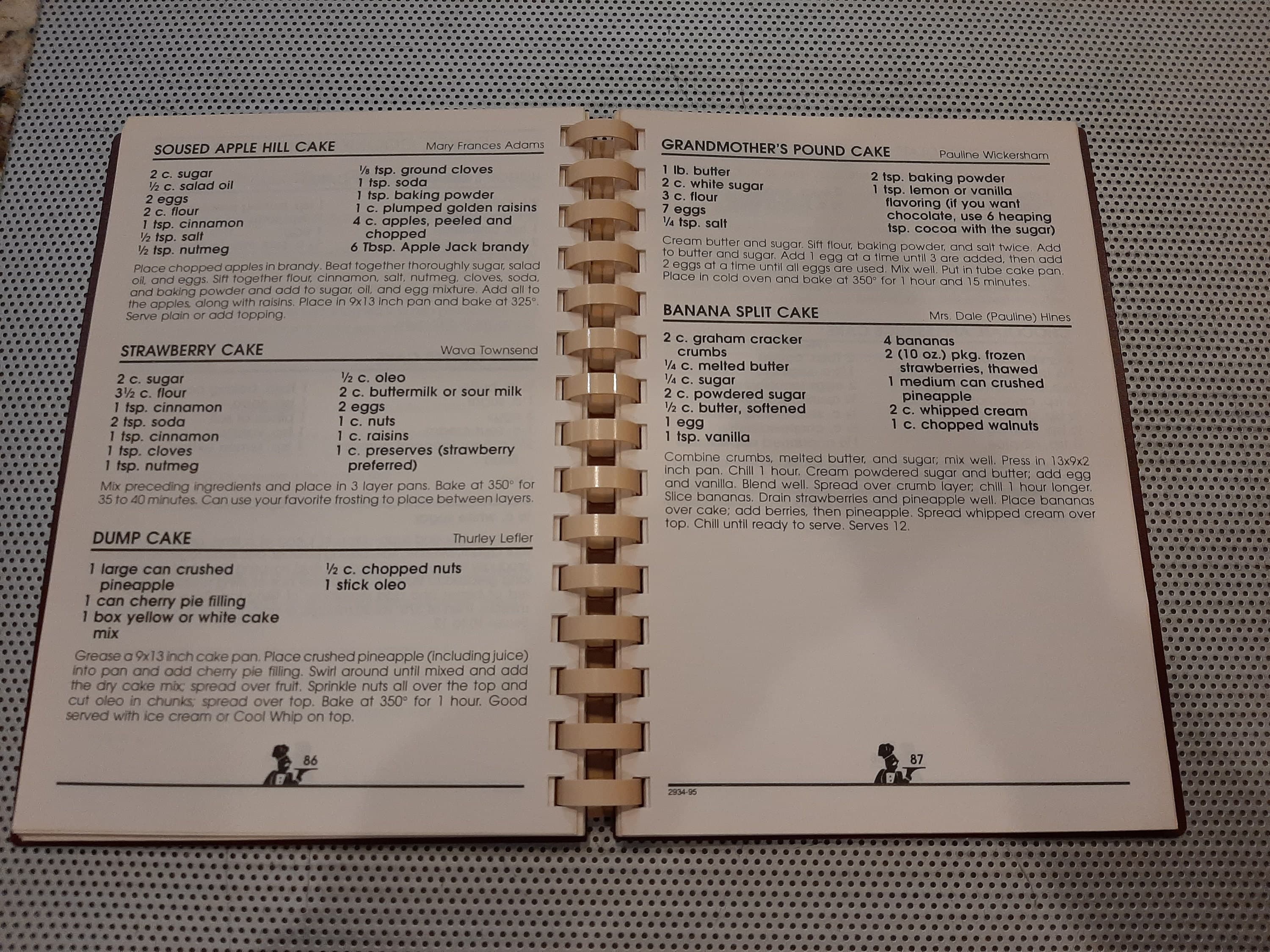 Vintage 1995 Sesquicentennial 1845-1995 First Christian Church of St. Joseph Missouri Church Lady Cookbook Missouri Recipes - image 5