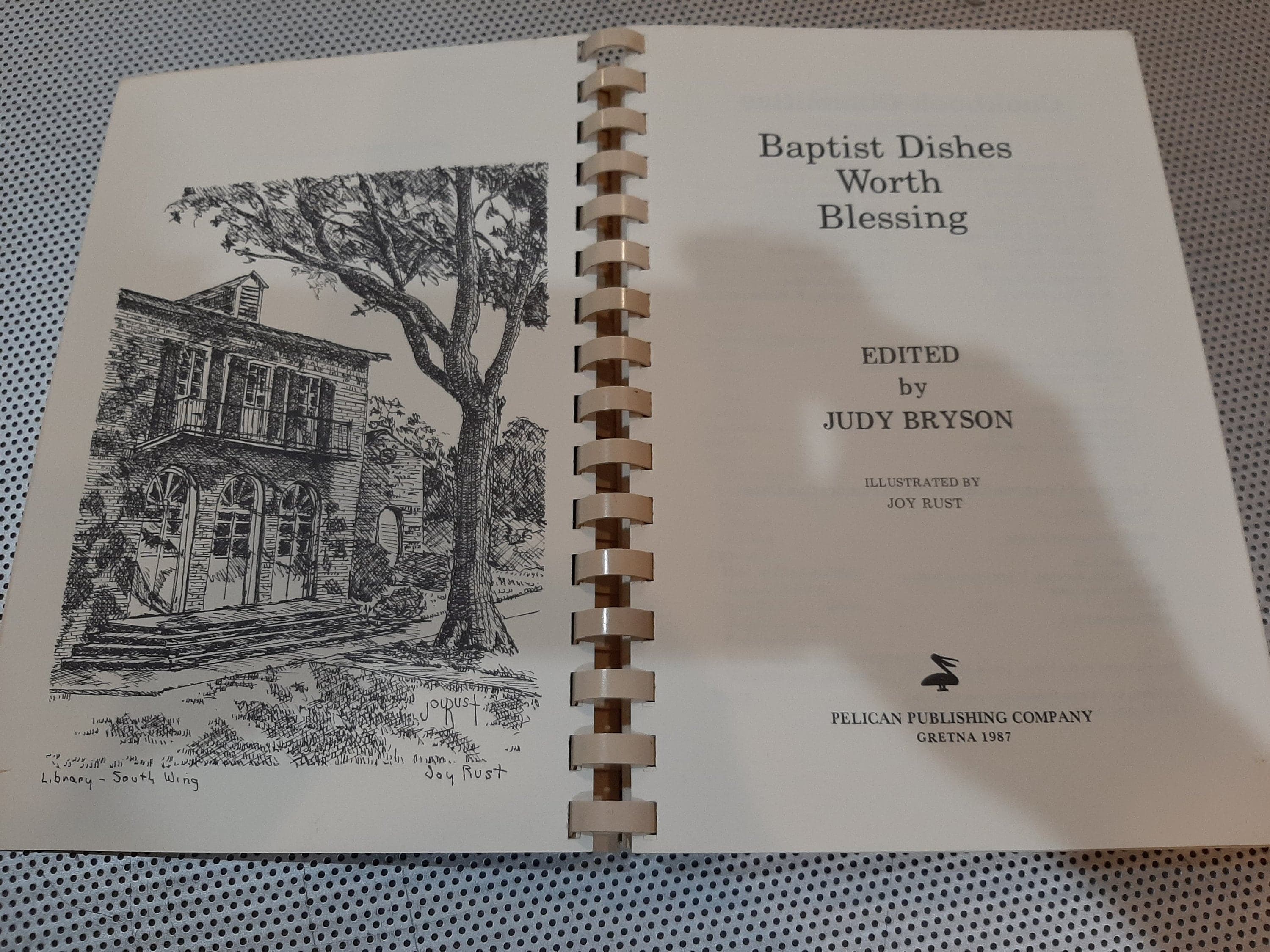 Vintage 1987 New Orleans Baptist Theological Seminary "Baptist Dishes Worth Blessing" Southern Cookbook Church Lady Louisiana Recipes - image 4