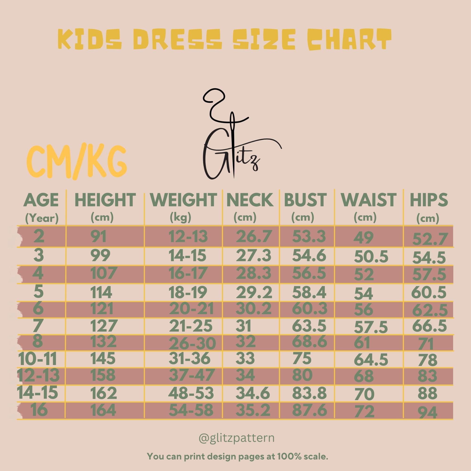 Girls Long Sleeve Cottagecore Dress Sewing Pattern (PDF) - image 5