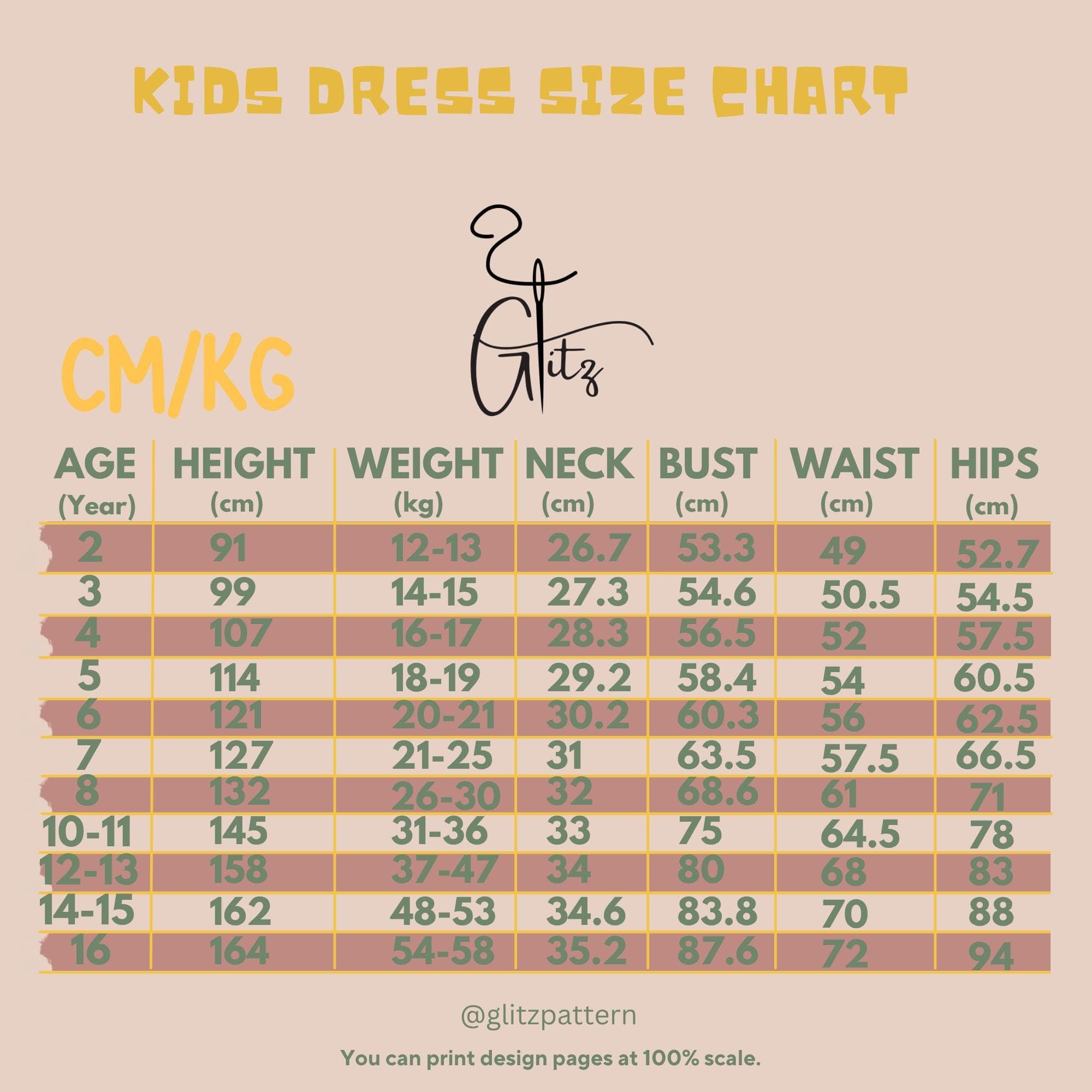 Girls' Summer Dress Sewing Pattern, Gathered Straps (PDF) - image 4