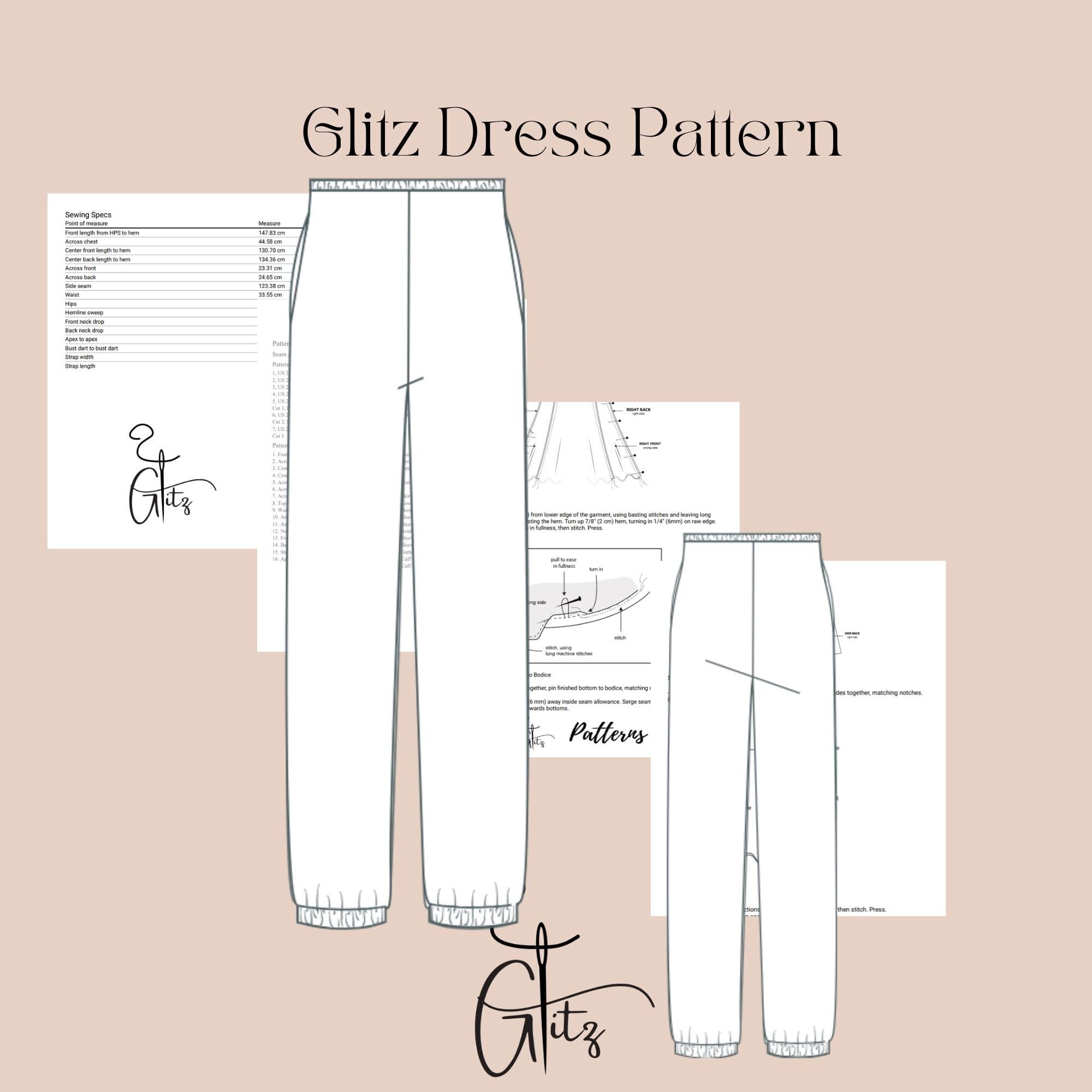 Jogger Pants Sewing Pattern PDF | Elastic Waist Sweatpants Pattern | Women Lounge Pants | Easy Beginner Digital Pattern - image 5