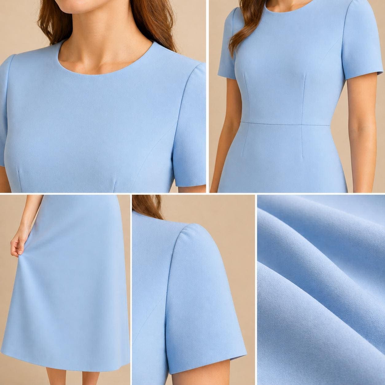Midi Dress Sewing Pattern PDF, Elegant A Line Dress Pattern, Short Sleeve Dress, Wedding Guest Dress, Women Dress, US 2-30 - image 3