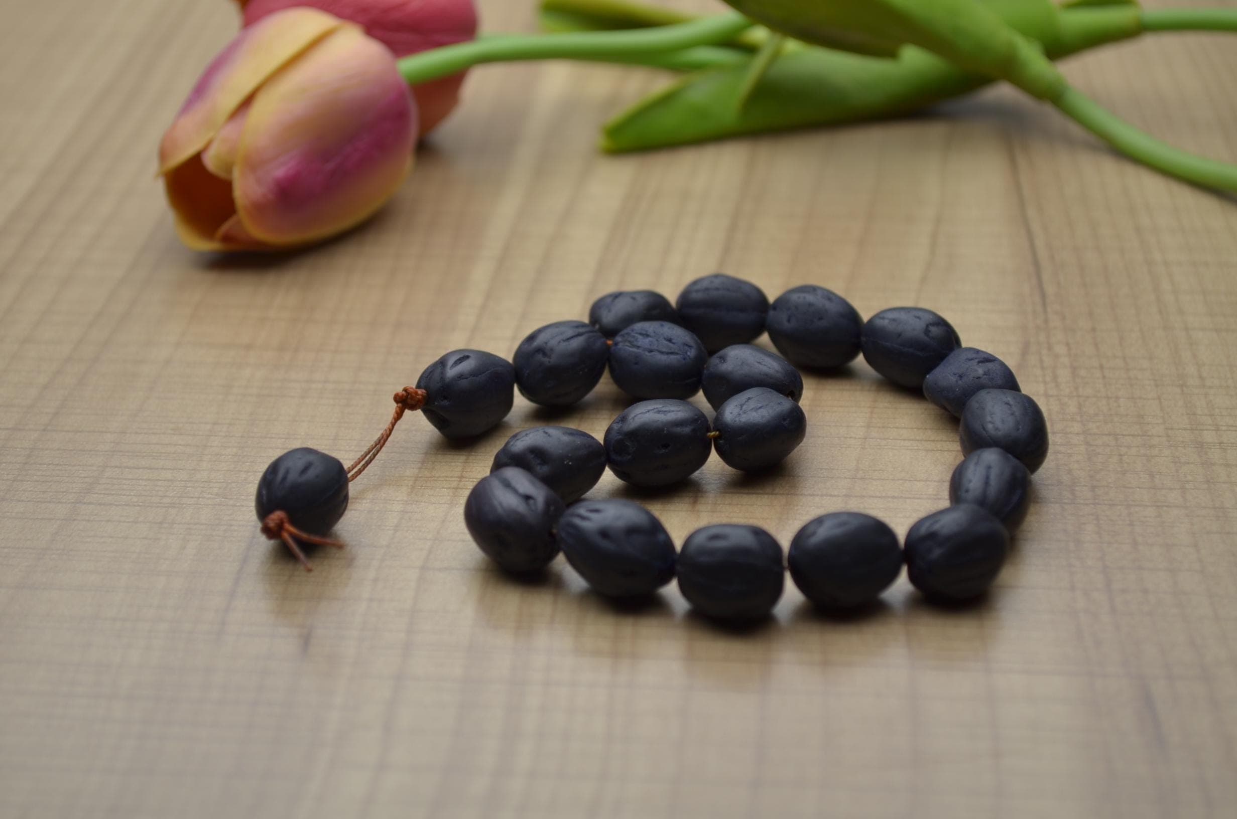 Natural Juniper Seed Worry Beads, Short Pocket Tasbih, Rustic Seed Rosary, Personalized Prayer Beads, Mens Gift, Authentic Turkish Efe Beads