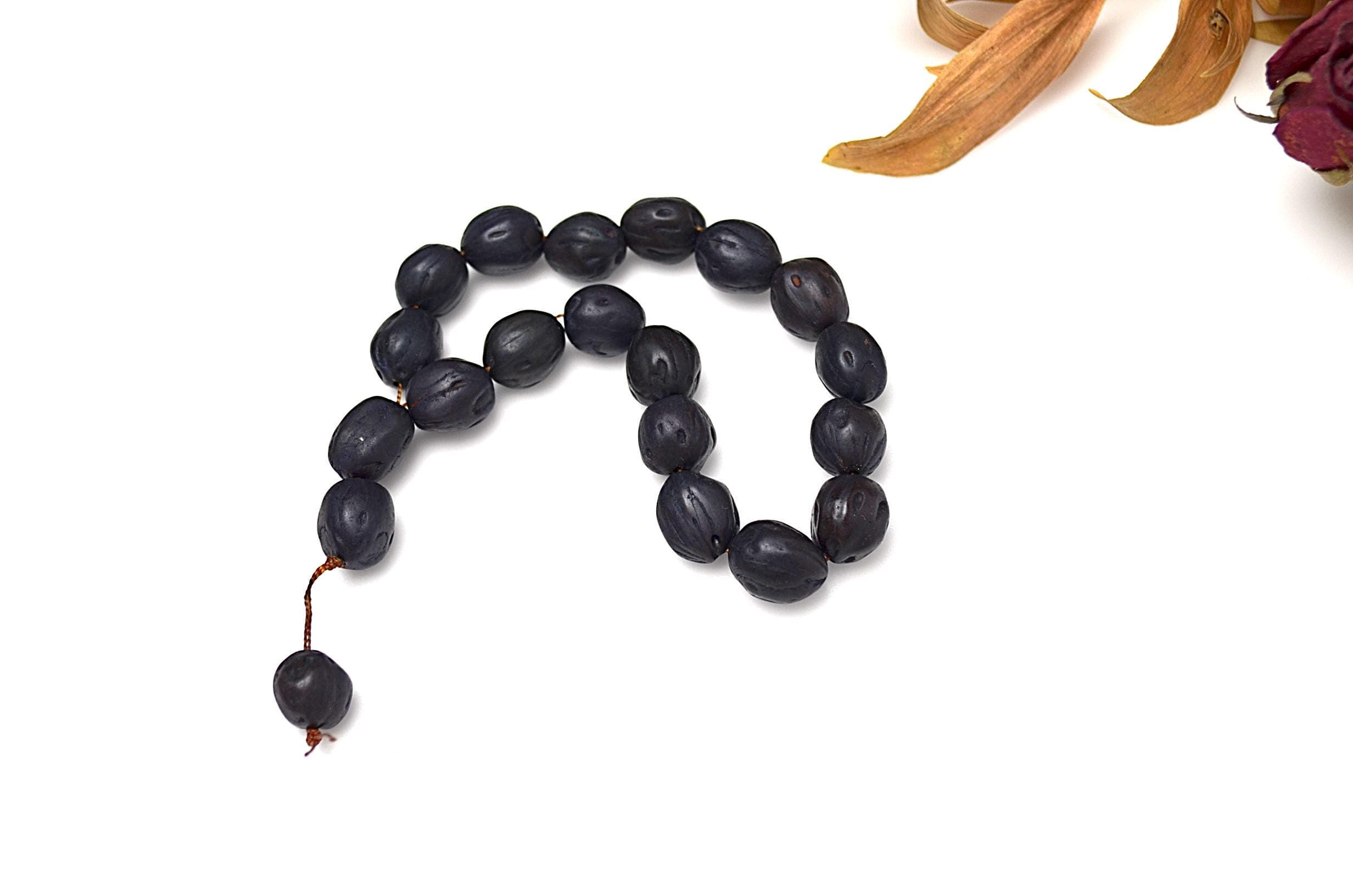 Natural Juniper Seed Worry Beads, Short Pocket Tasbih, Rustic Seed Rosary, Personalized Prayer Beads, Mens Gift, Authentic Turkish Efe Beads - image 5